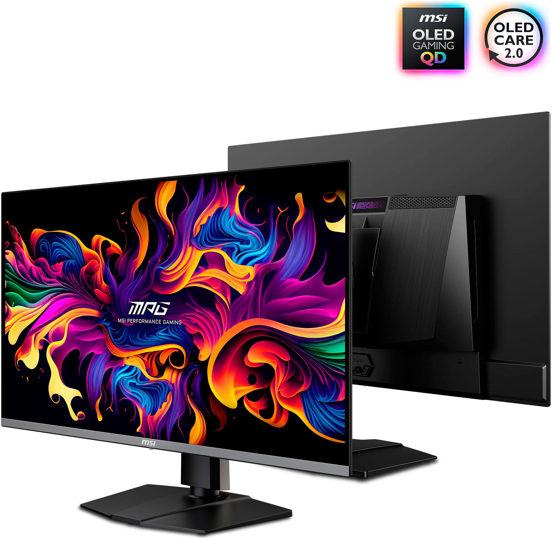 MSI MPG 322URX QD-OLED OLED-Monitor (80 cm/32 ", 3840 x 2160 px, 4K Ultra HD, 0,03 ms Reaktionszeit, 240 Hz, QD-OLED)