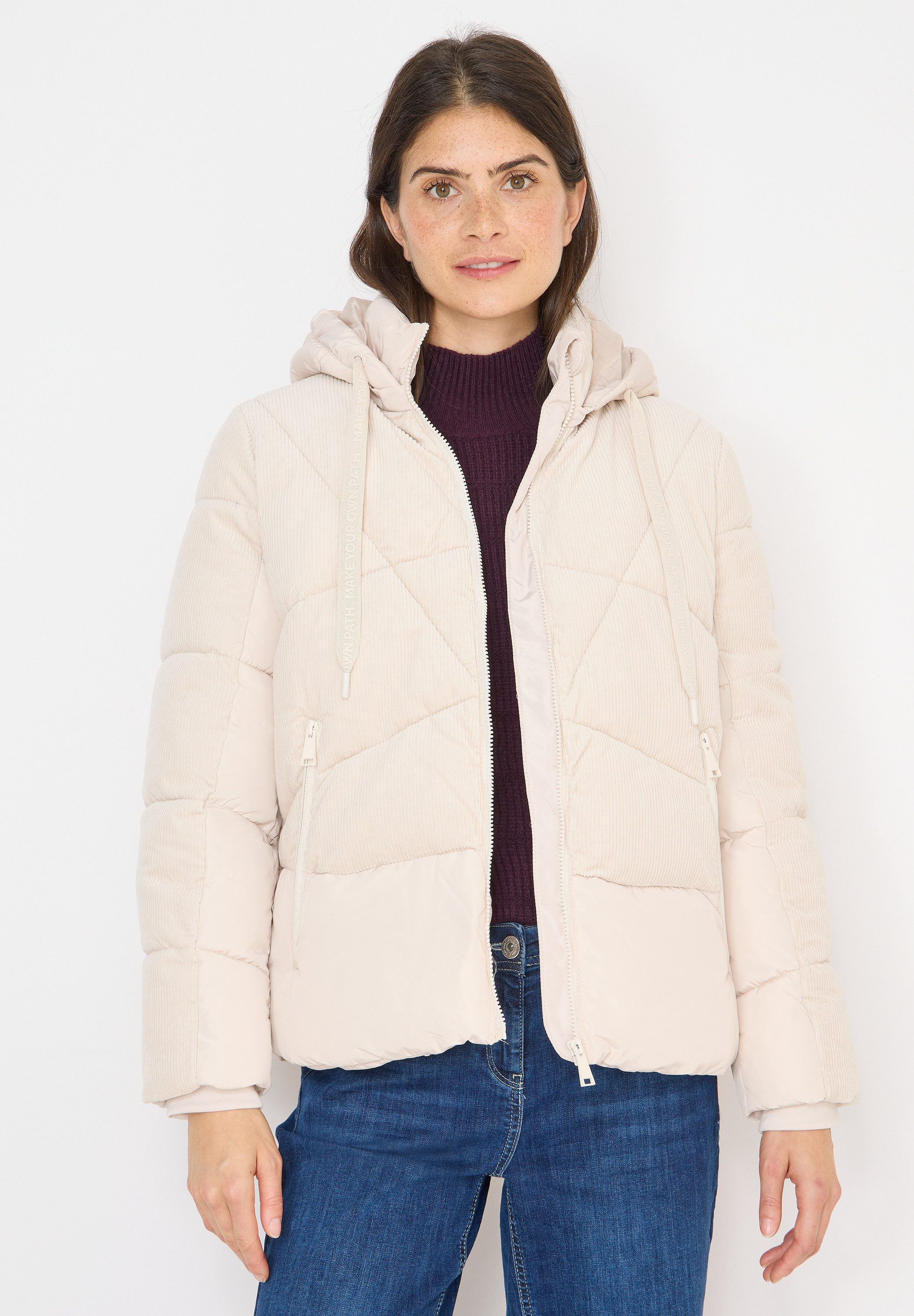 CECIL Steppjacke mit Kapuze mit Tunnelzugband günstig online kaufen