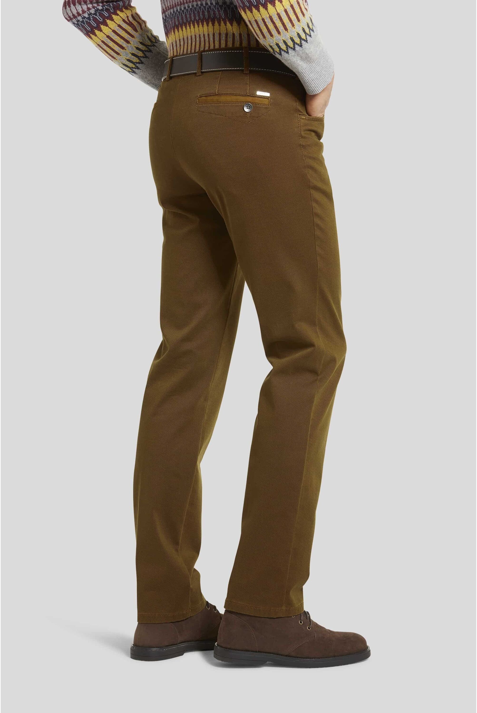 Five-Pocket-Stil im Stoffhose Dublin MEYER camel