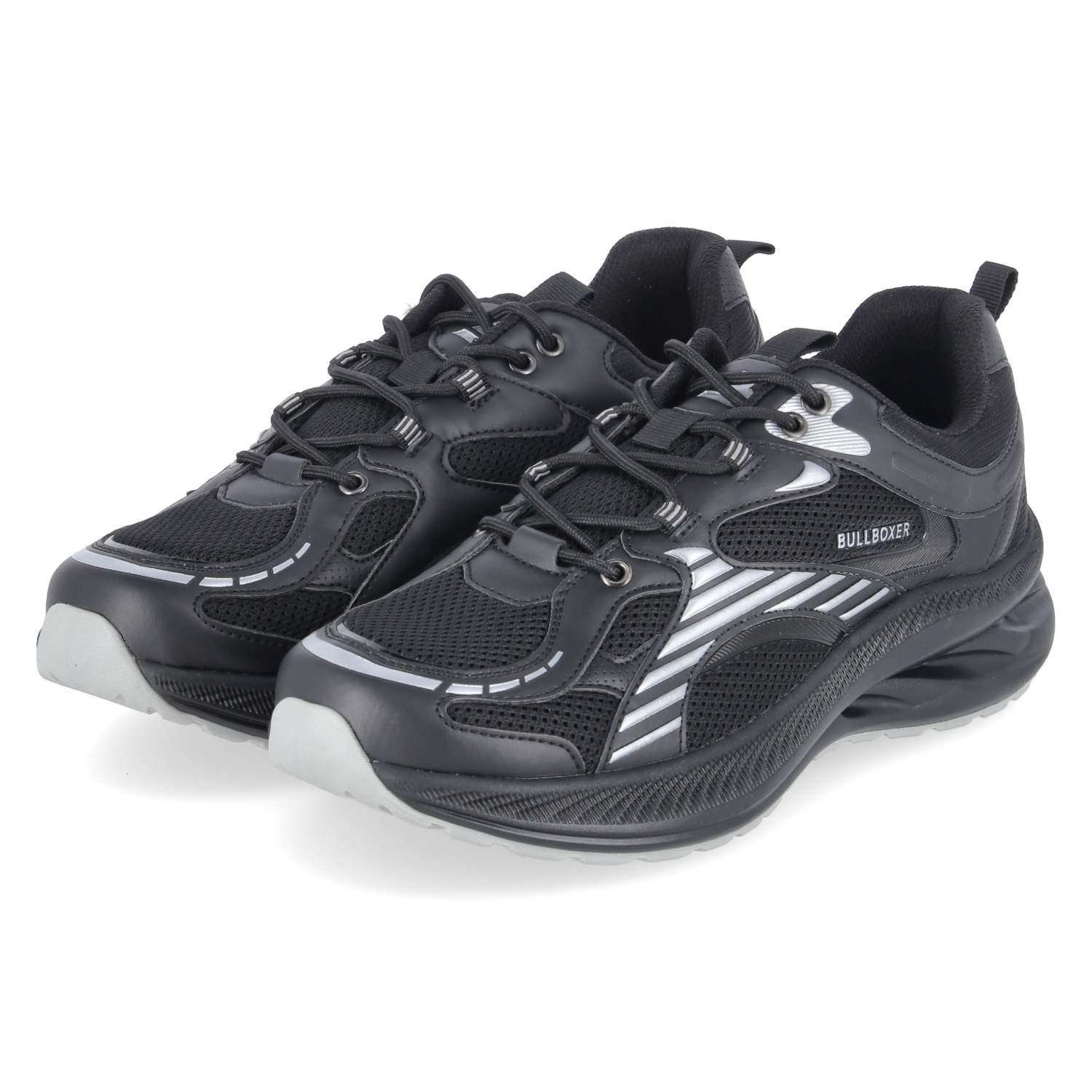 Bullboxer Bullboxer 7XJ0490101 2100 Herren Textil & Synthetik schwarz Sneaker