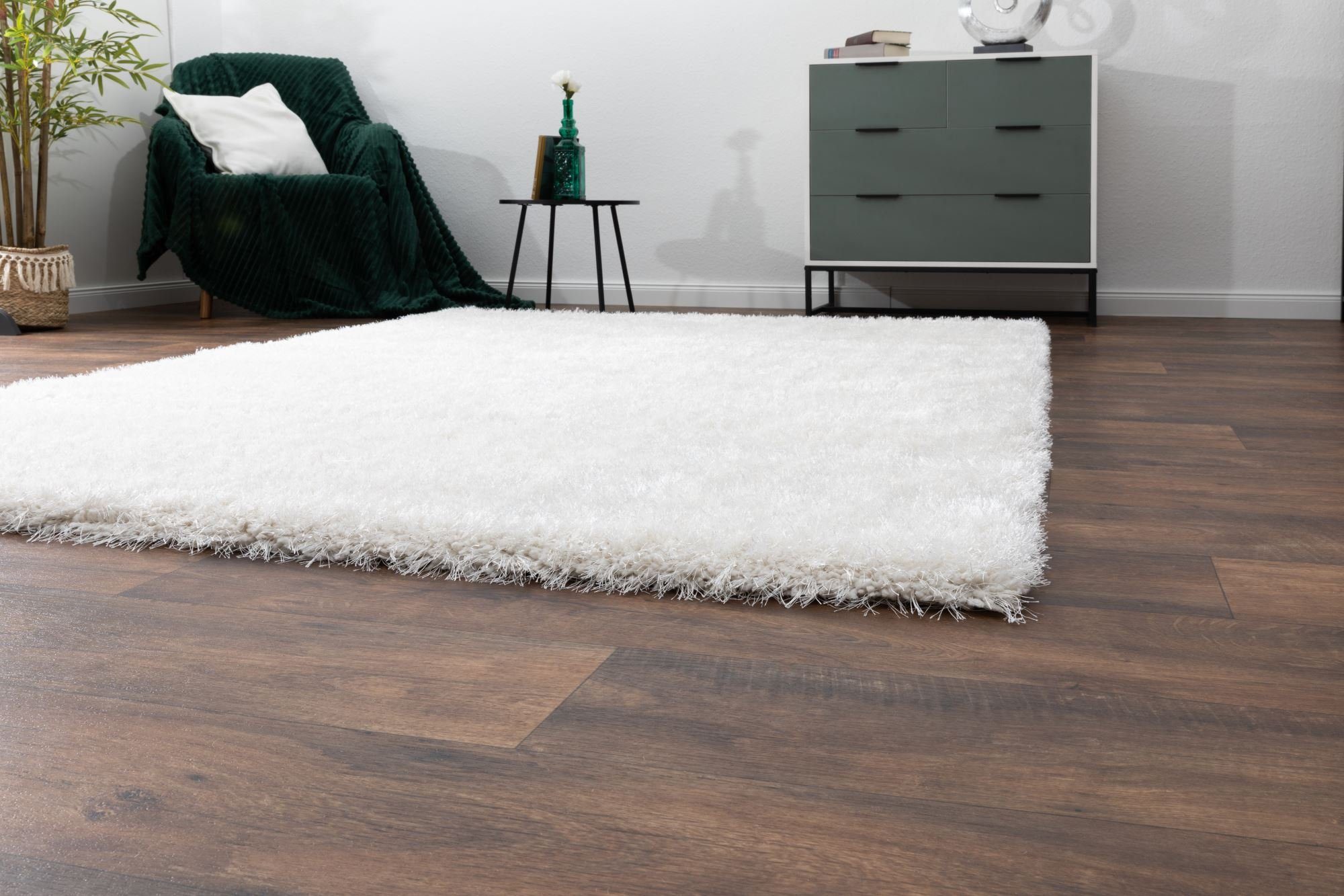 Steffensmeier Hochflor-Teppich Mona, Rechteckig, Shaggy, Langflor, Kunstfell