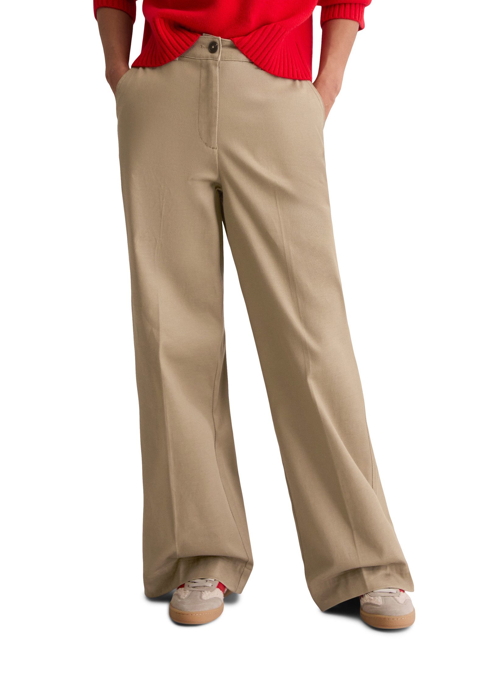 Chinohose aus Organic Cotton-Lyocell-Mix