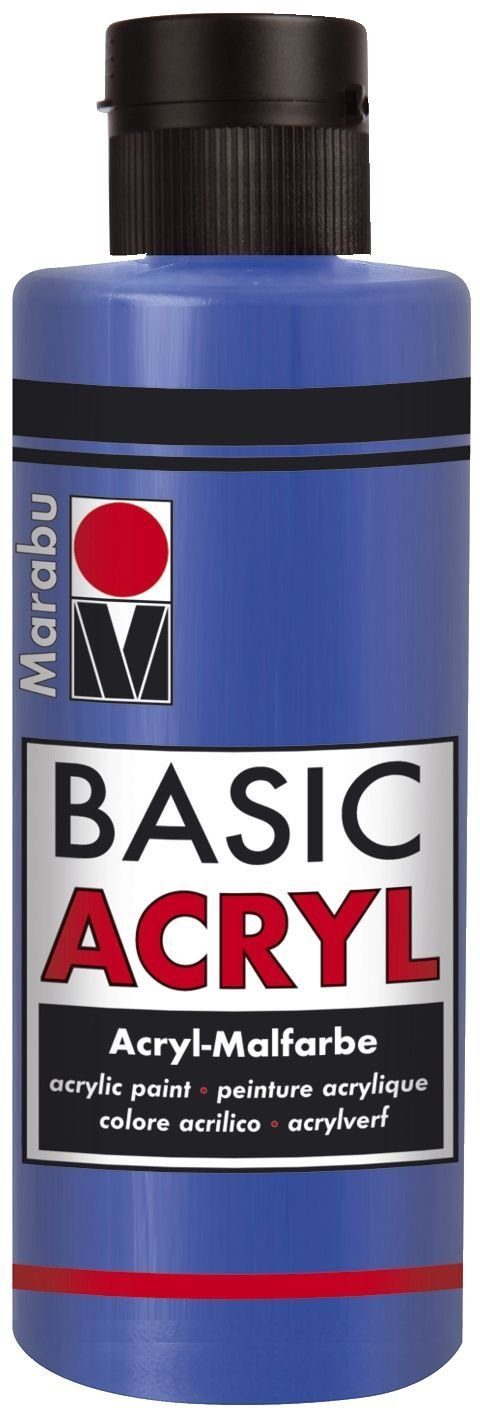 Marabu Kugelschreiber Basic Acryl - Mittelblau 052, 80 ml