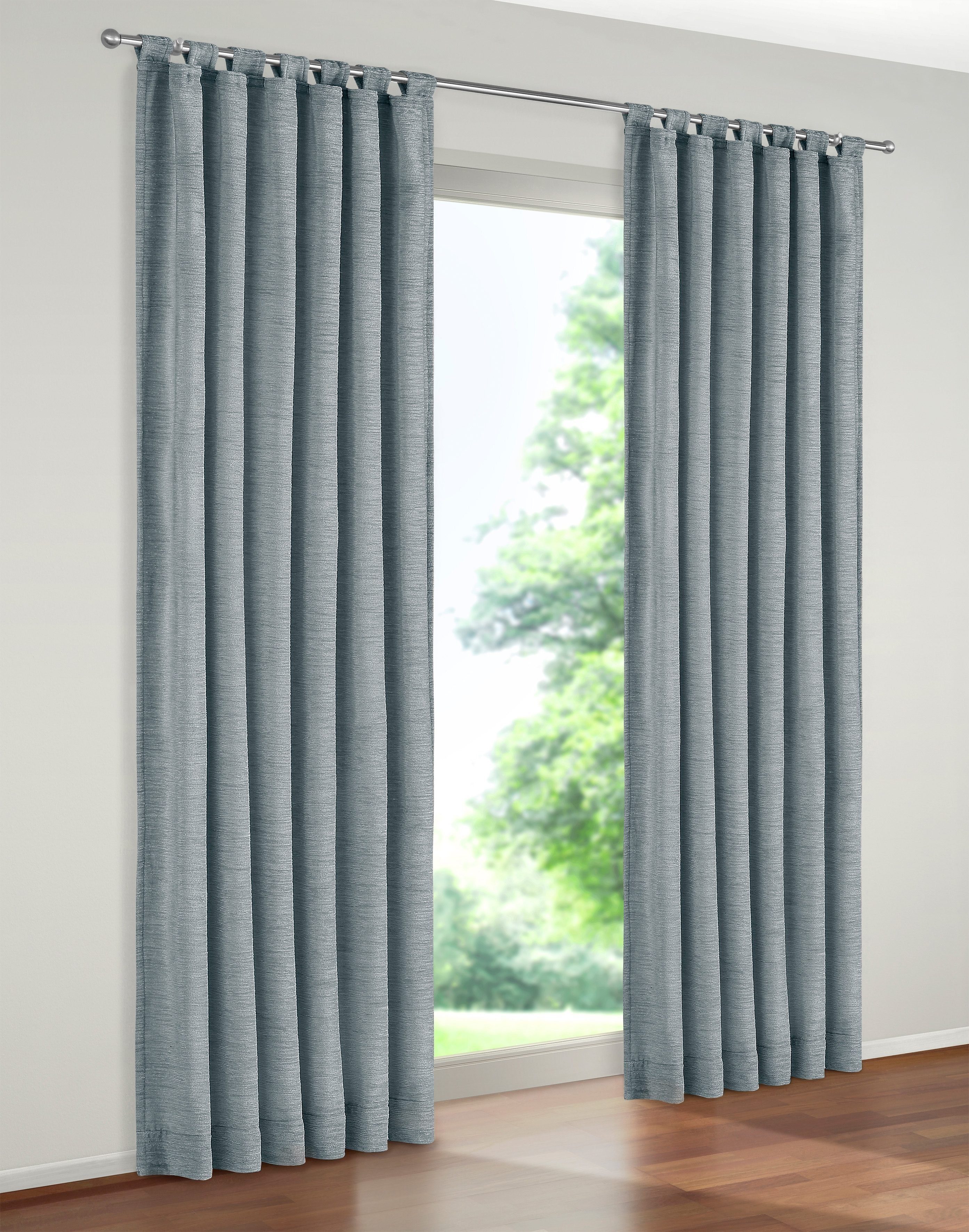 Wirth Vorhang Warnow (1 St), Schlaufen, blickdicht, Chenille