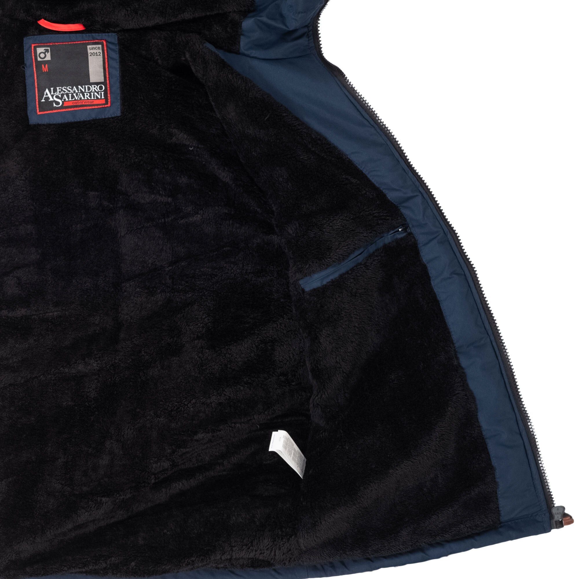 Alessandro Salvarini Winterjacke ASLighty innen komplett mit warmem Teddyfell – Bild 4 von 5