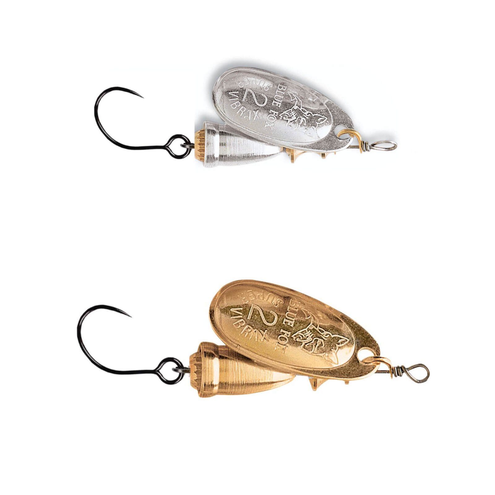Blue Fox Kunstköder, Blue Fox Vibrax Original Barbless 4g Gold Spinner