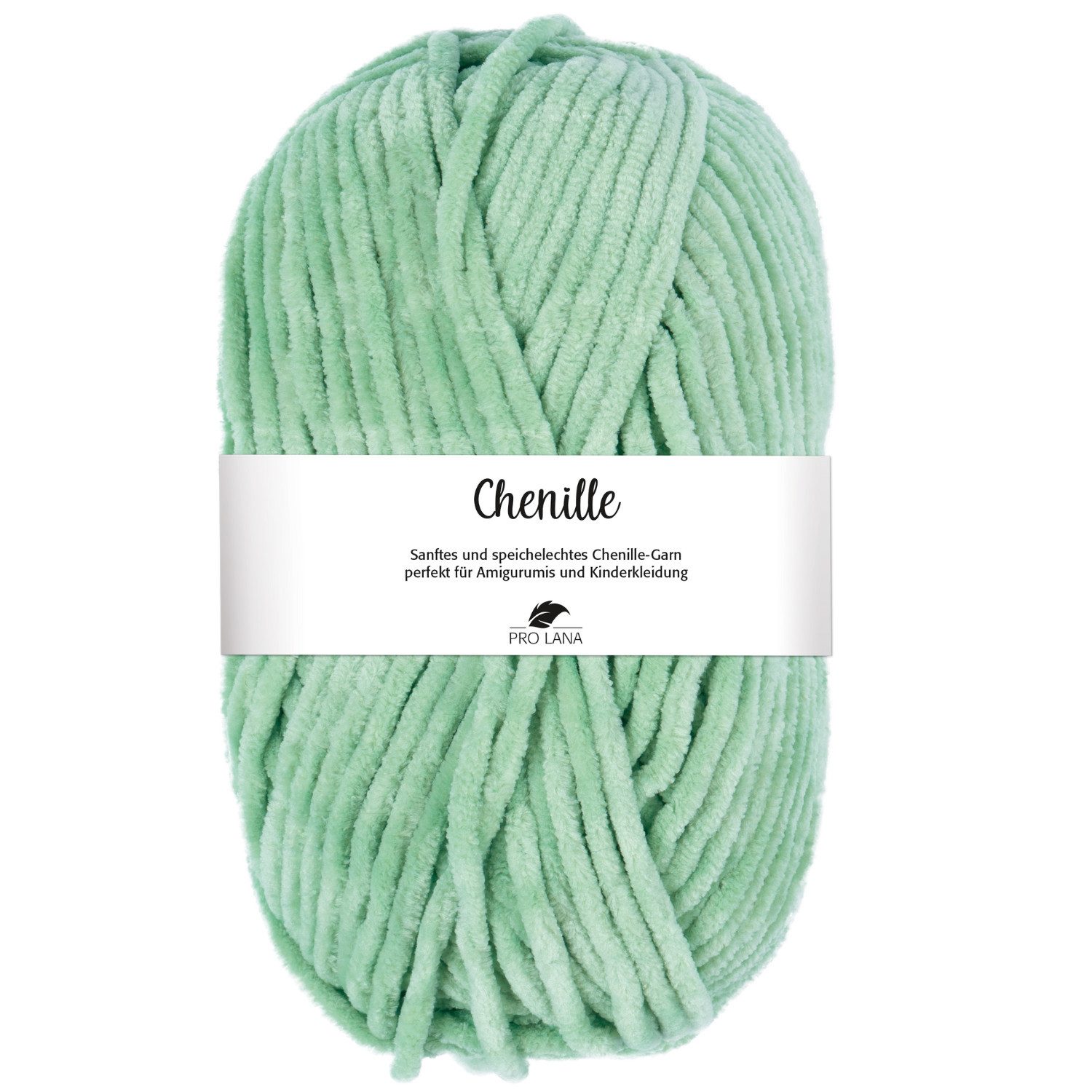Pro Lana CHENILLE Garn Häkelwolle, 110 m (samtig weiche und stabile Chenille Wolle), 100 g