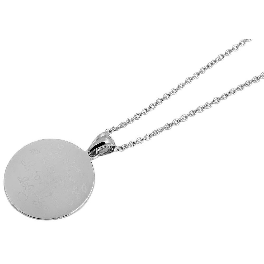Kette ohne Anhänger Halskette – Ankerkette aus Edelstahl 43 cm