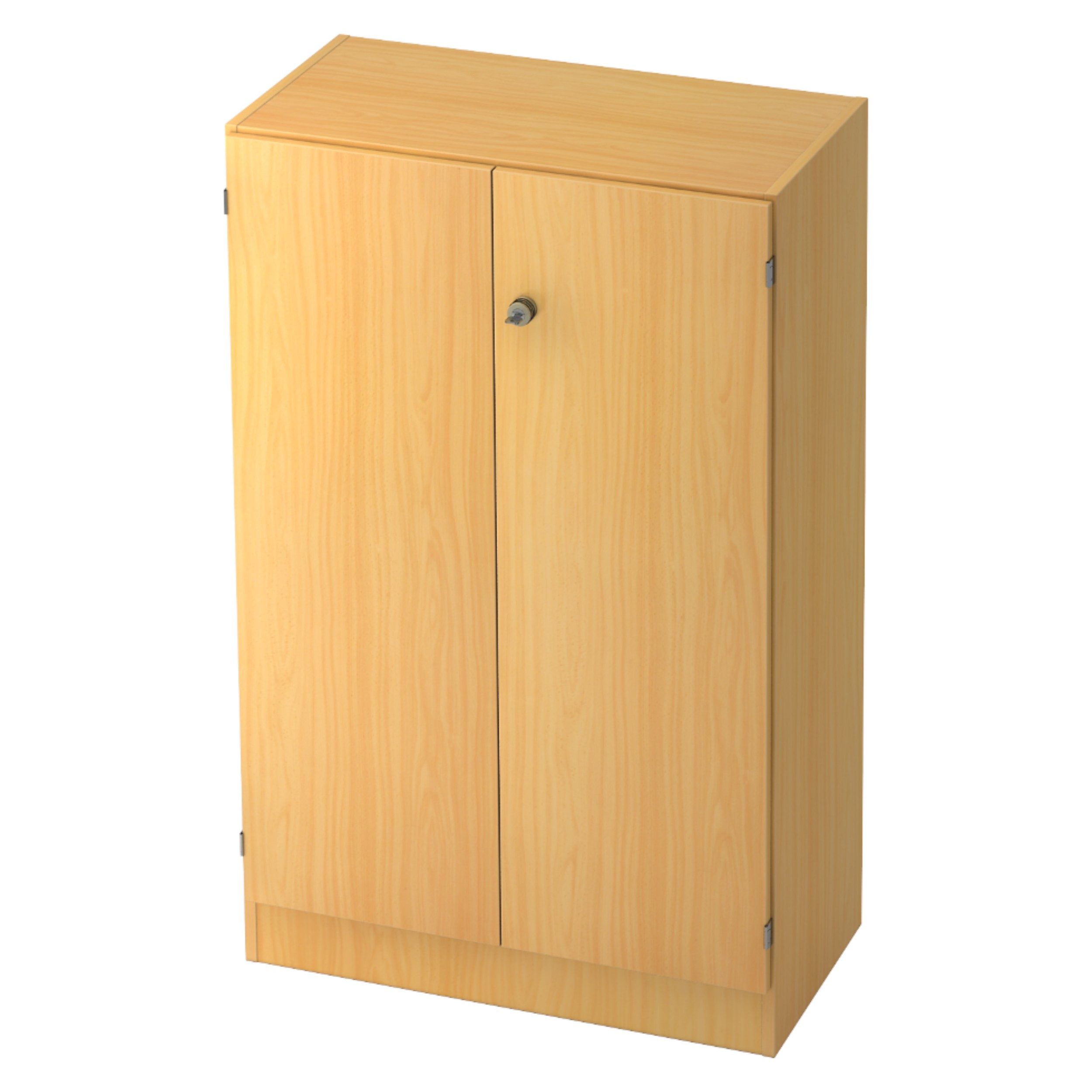 bümö Aktenschrank office Büroschrank - 3 Ordnerhöhen Dekor: Buche