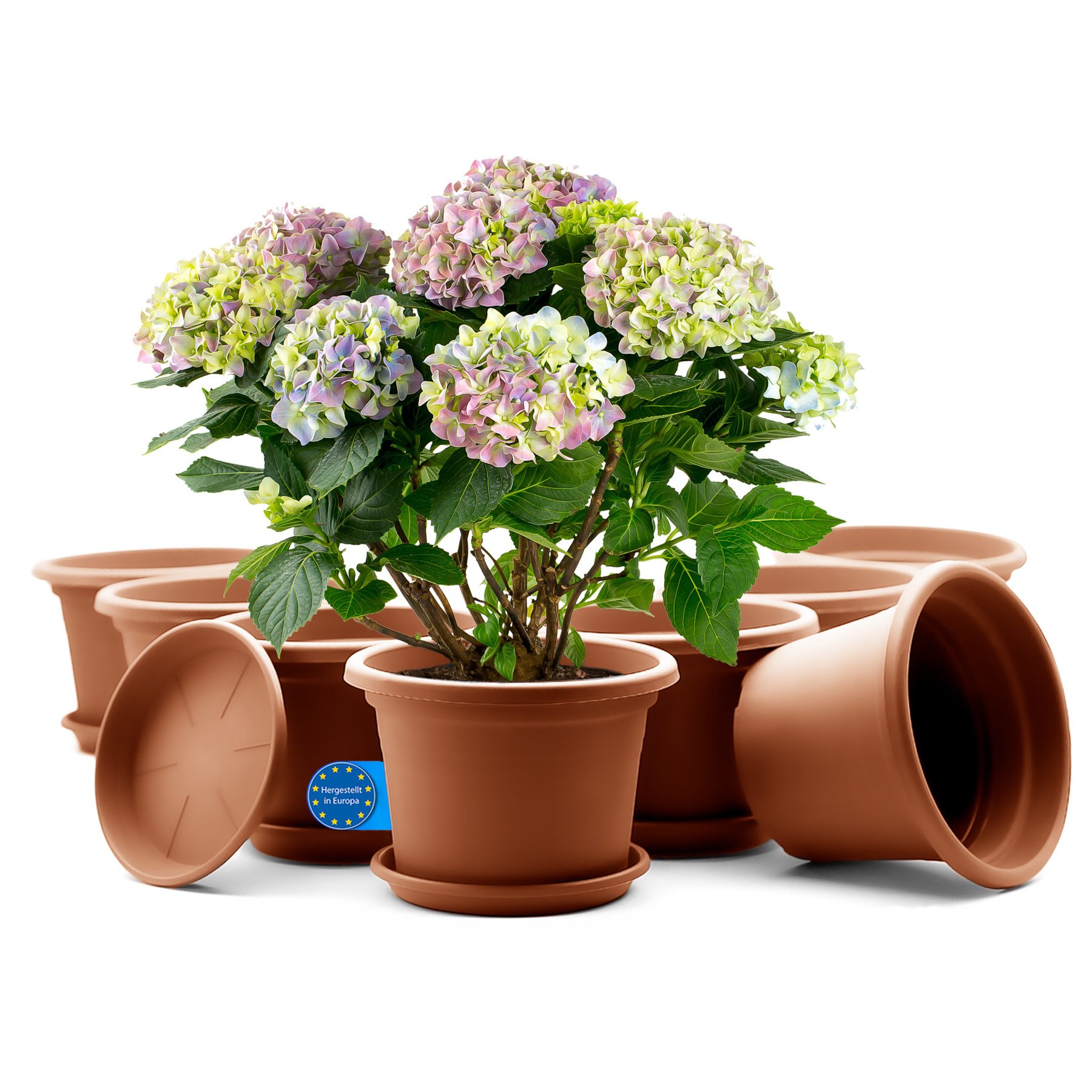 BigDean Blumentopf 8 Stück Pflanzkübel mit günstig online kaufen