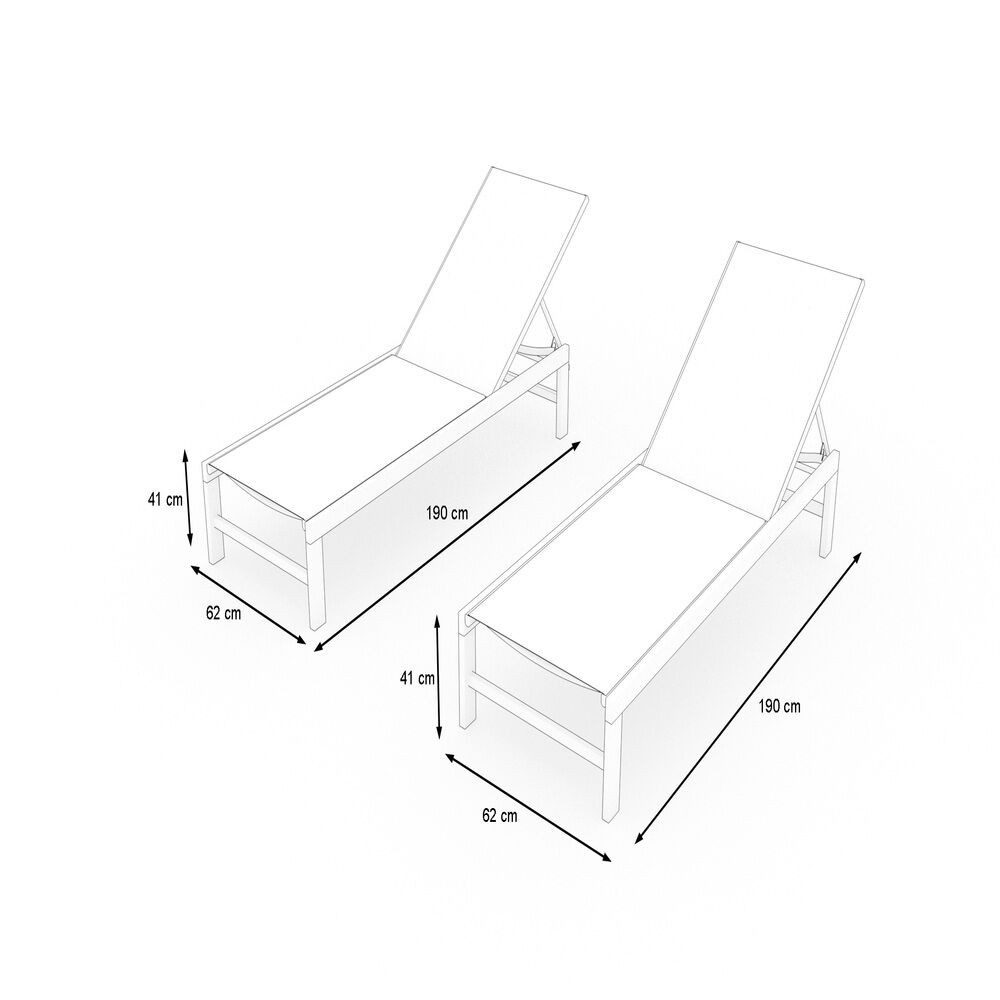 OUTFLEXX Gartenliege