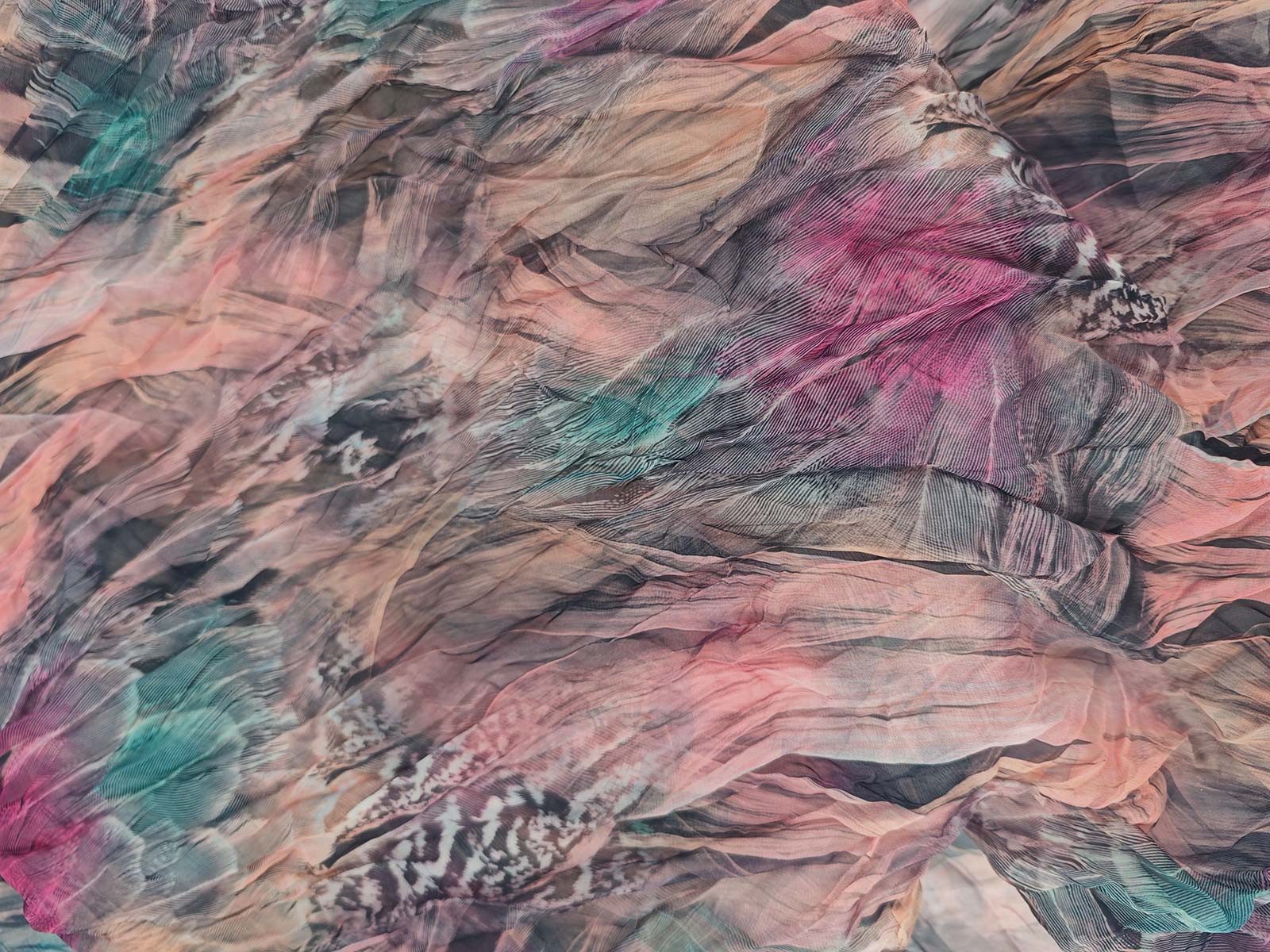 styleBREAKER Loop Loop mit Feder Muster, (1-St) günstig online kaufen