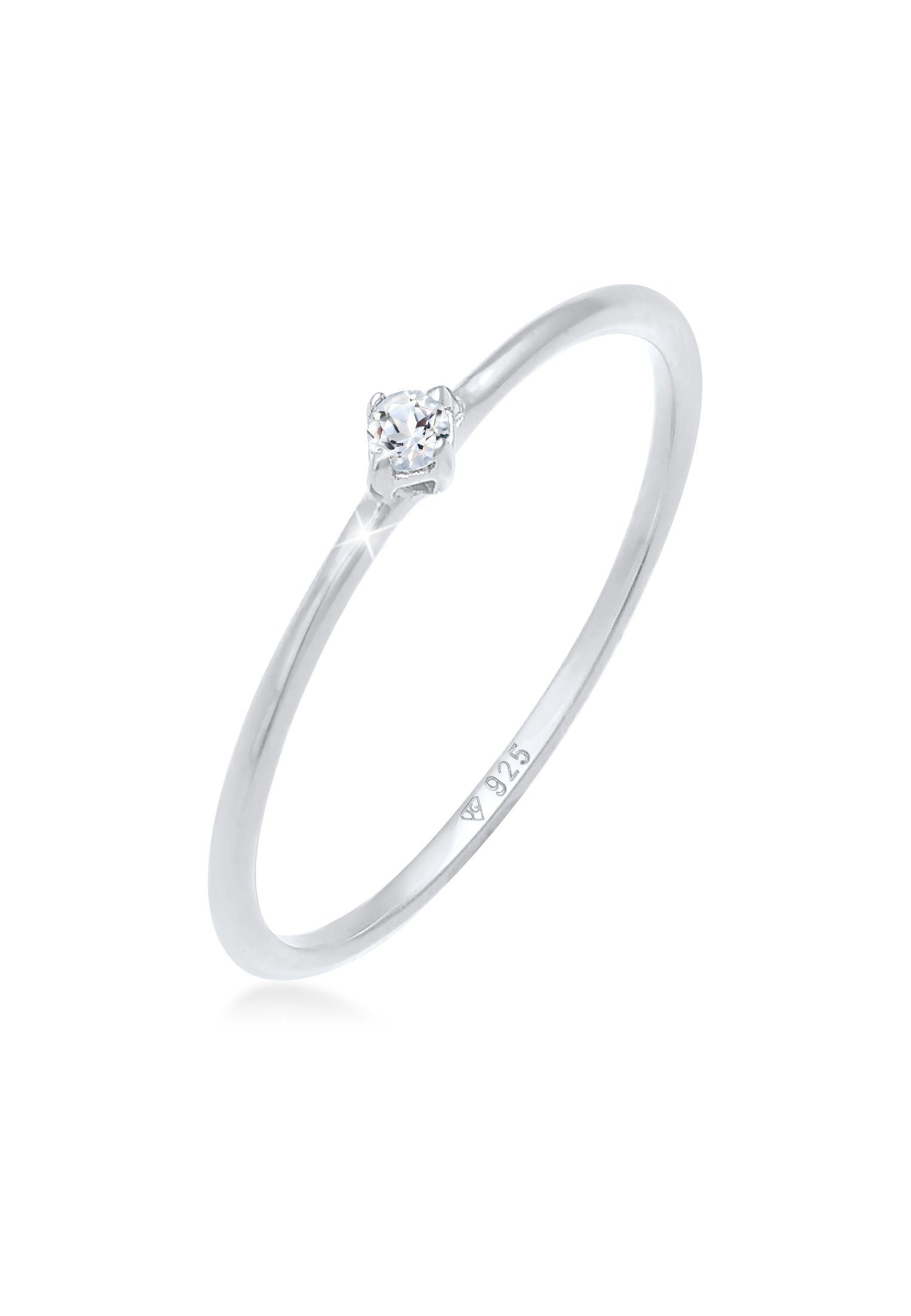 Elli Premium Verlobungsring Stapelring Topas Solitär Verlobung 925 Silber günstig online kaufen