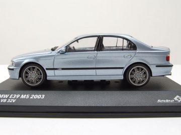 Solido Modellauto BMW M5 E39 2003 blau metallic Modellauto 1:43 Solido, Maßstab 1:43