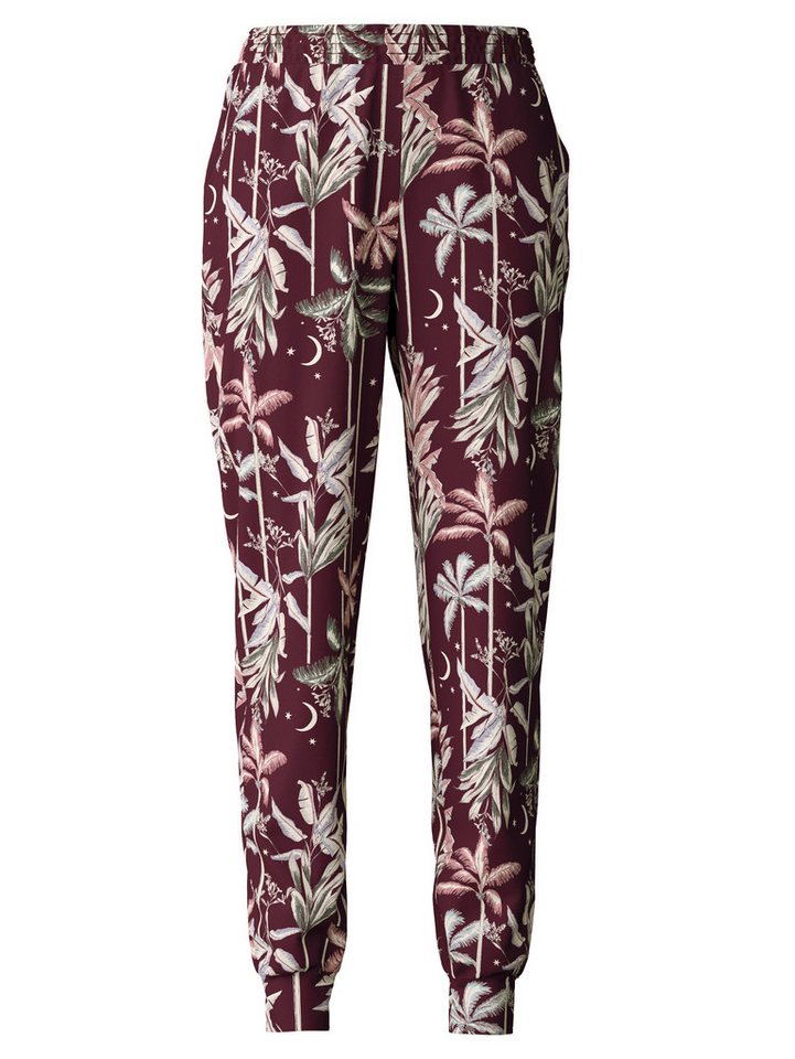 CALIDA Pyjamahose Favourites Ground Damen (1-tlg) weiche Interlock-Qualität mit Seitentaschen