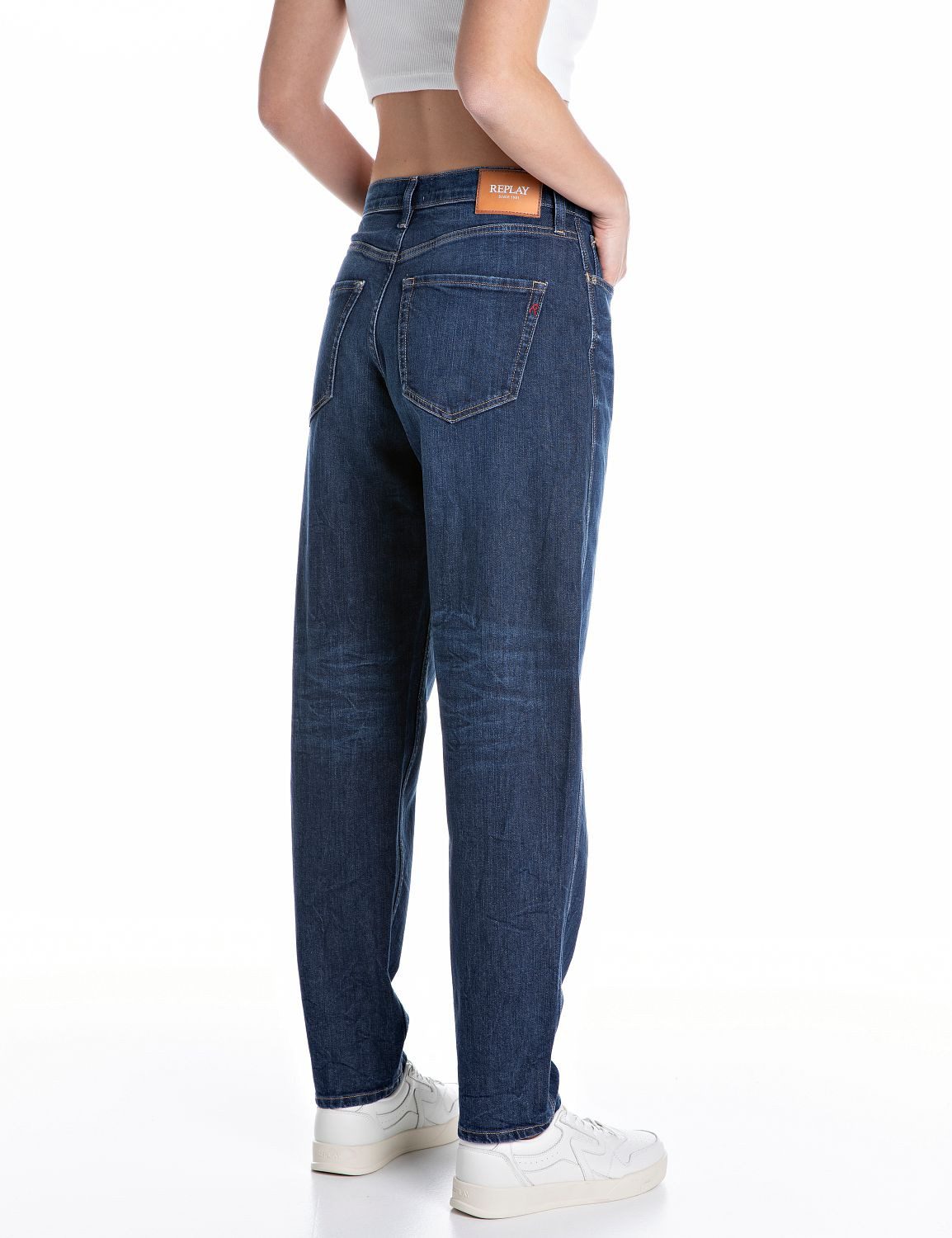 Replay High-waist-Jeans KEIDA im Balloon Fit