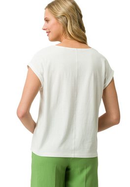 Zero T-Shirt V-Ausschnitt mit Blumen (1-tlg) Plain/ohne Details