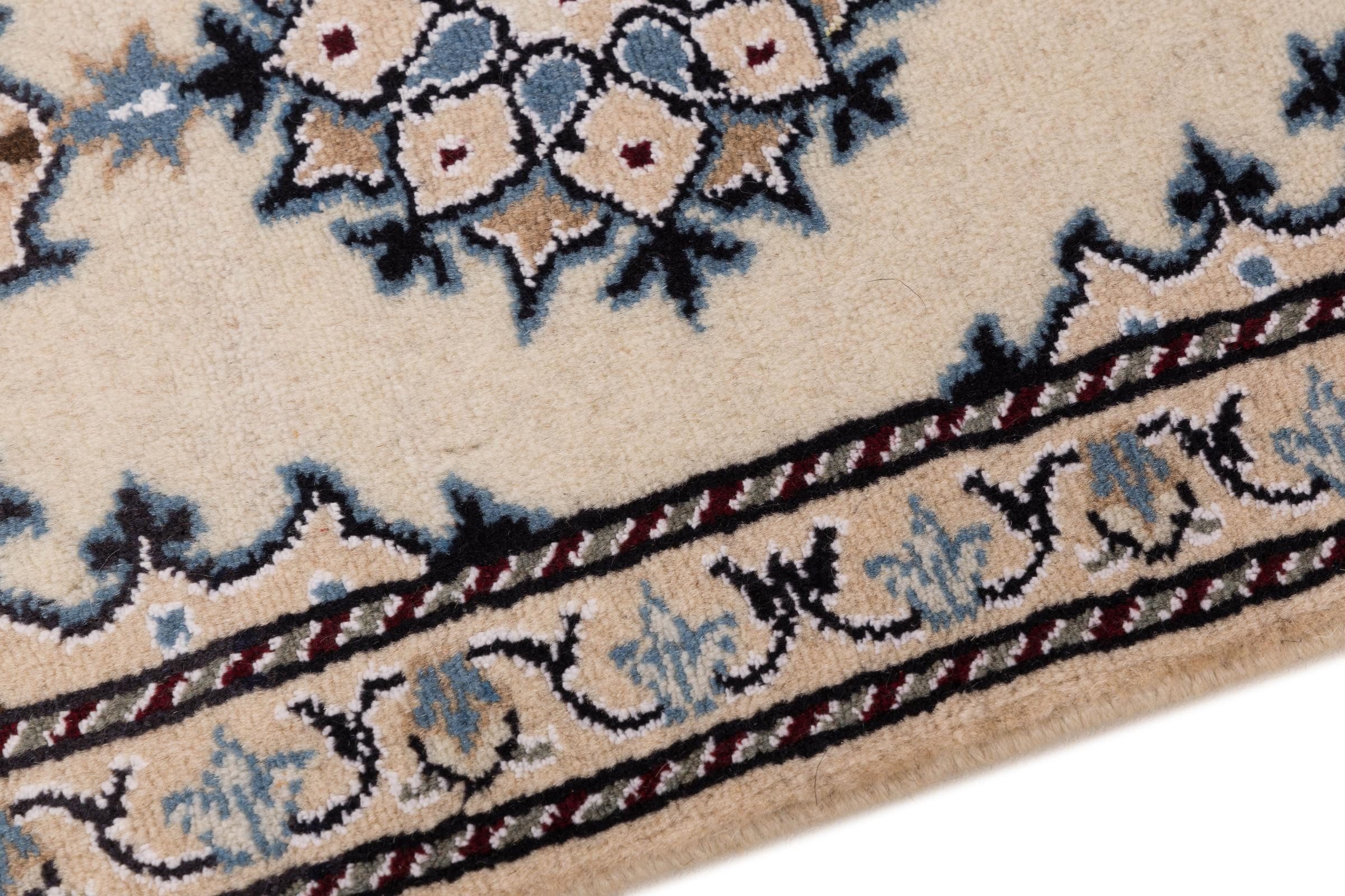 Nain Trading Orientteppich Nain 39x59 Handgeknüpfter Orientteppich / Perserteppich, rechteckig, Höhe: 12 mm