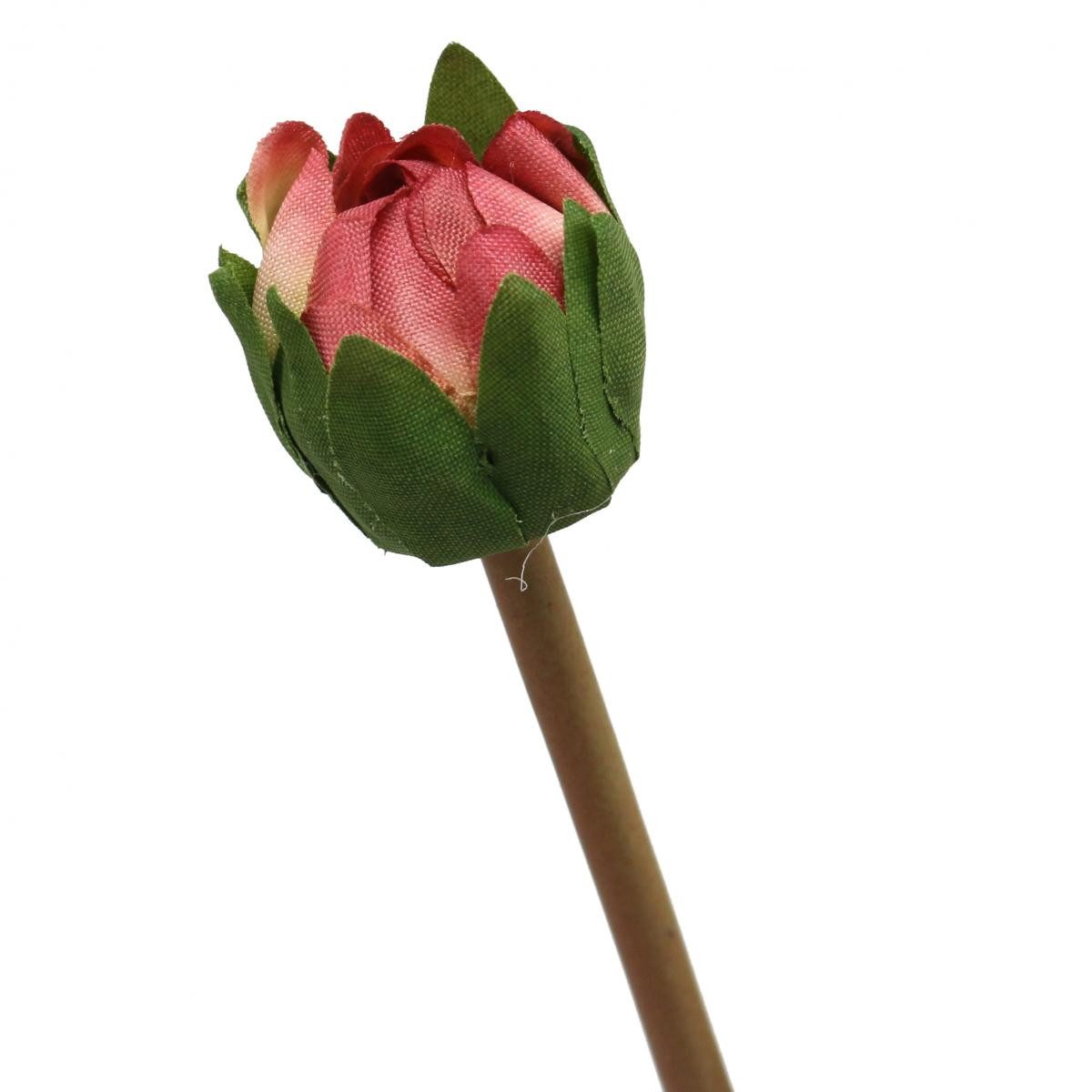 Kunstblume Künstliche Dahlie mit Blüte und Knospe für Dekoration, Florists Products, Höhe 57 cm
