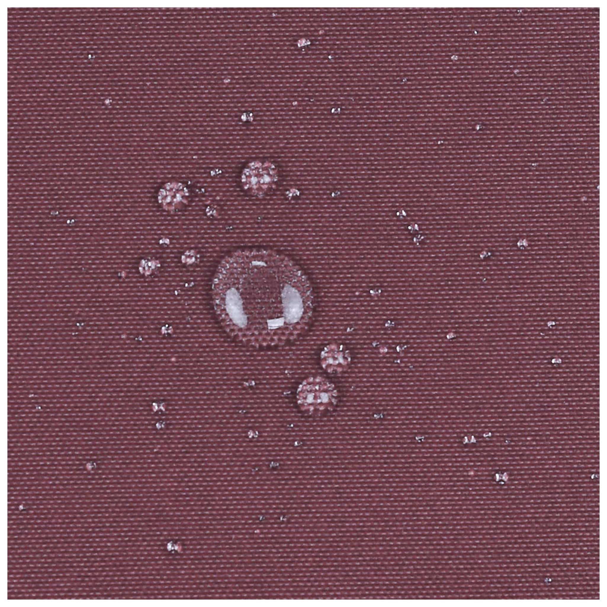 maDDma Stoff 0,5m Outdoorstoff wasserabweisend Polyester gummiert, 031 - aubergine