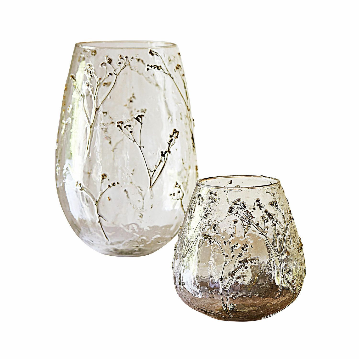 Mirabeau Windlicht Windlicht 2er Set Elorisse klar/gelb (2er Set, 2er Set)