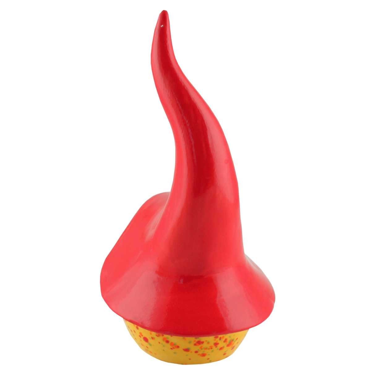 Tangoo H, Gartenfigur gelb Sprenkel und Tangoo rotem Hut cm mit (Stück) in 25 Keramik-Wichtel ca