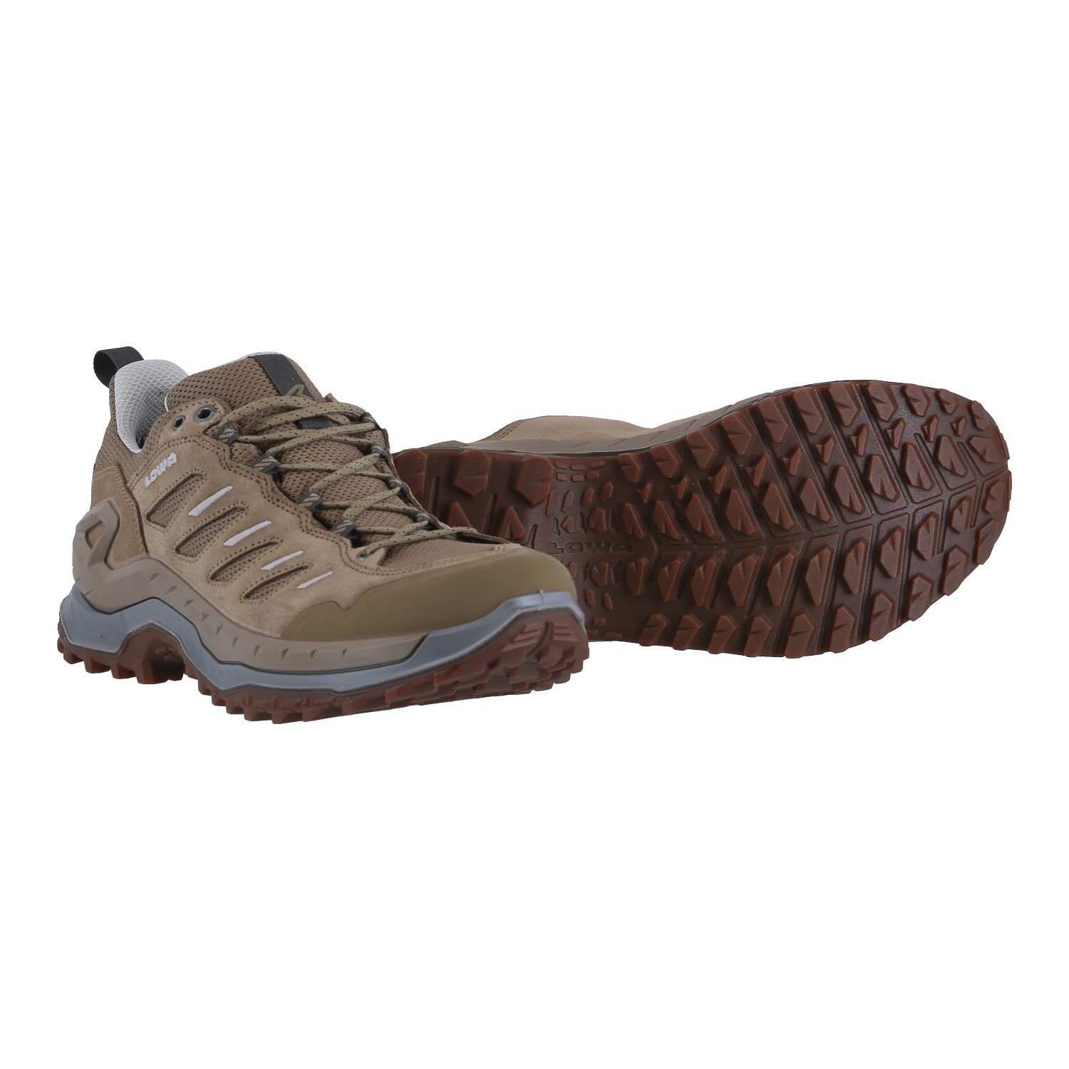 Lowa Innovo Low (All-Terrain, Veloursleder/Textil) braun/dune Herren Wander günstig online kaufen