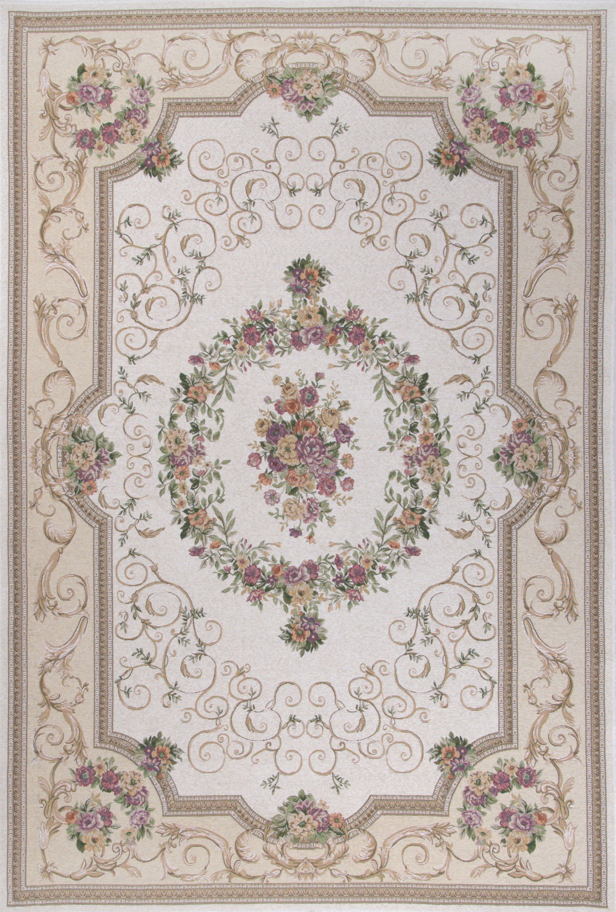 Teppich »Flomi Florentina«, THEKO, rechteckig, Höhe 5 mm, Flachgewebe, Orient-Optik, Wohnzimmer-HomeTrends