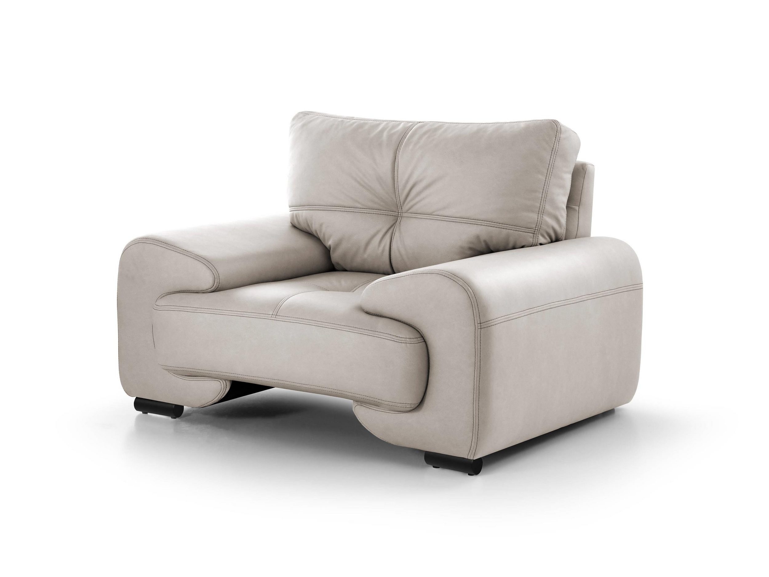 Relaxsessel Omega Kunstleder Sessel Modern Wohnzimmersesel