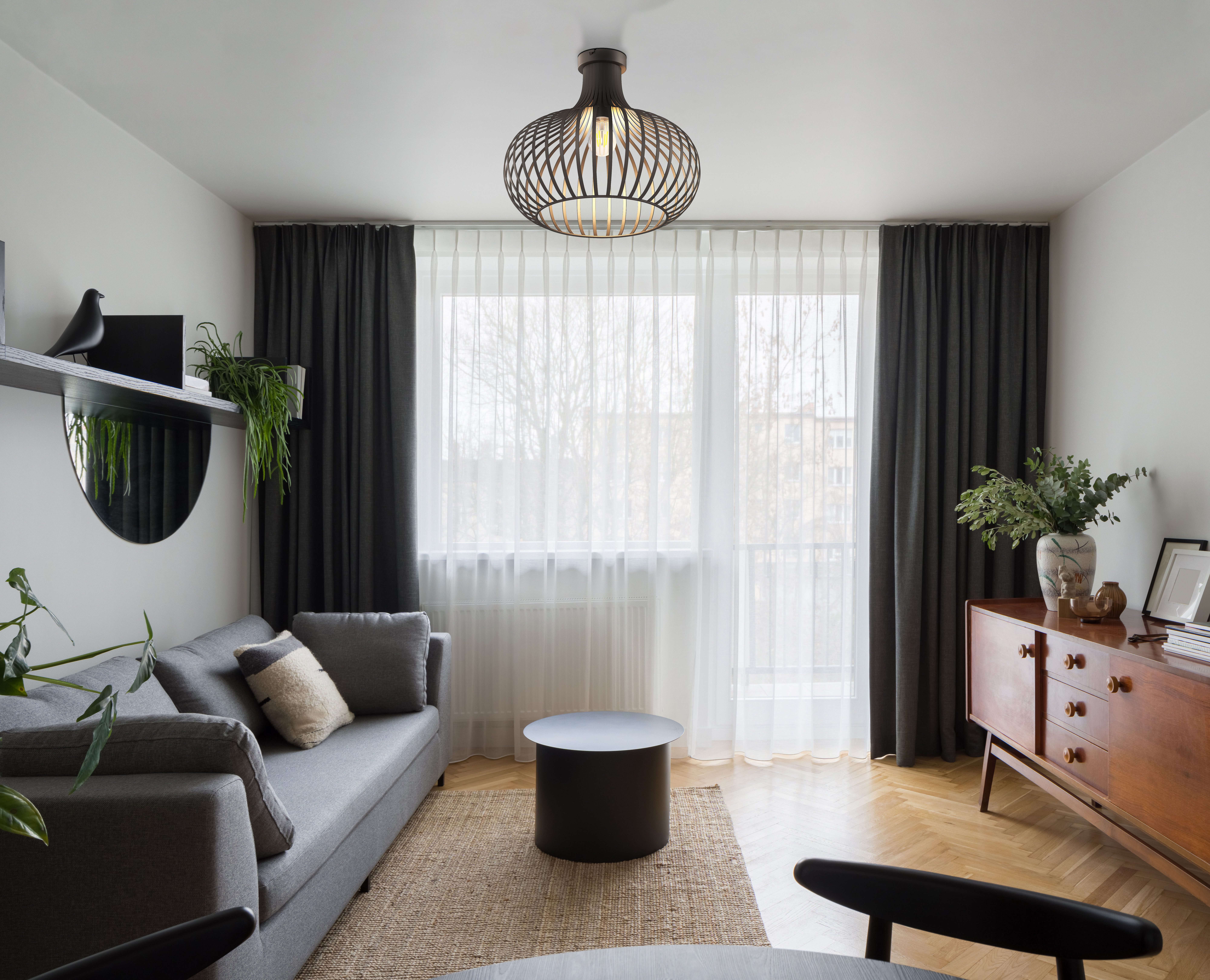 NOWA Deckenleuchte MATEO, ohne Leuchtmittel, Deckenlampe/rund/Wohnzimmer/Schlafzimmer/modern
