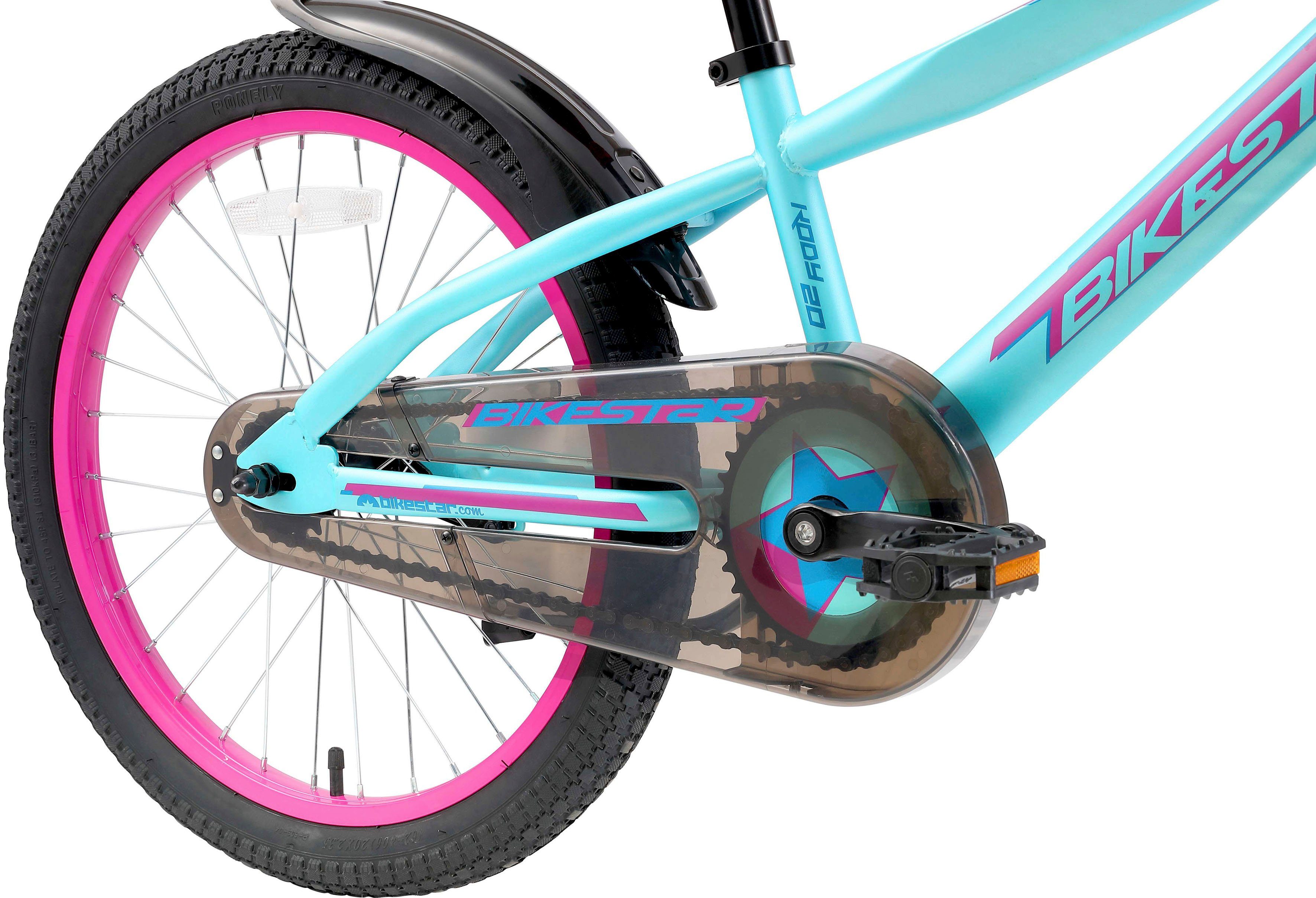 Bikestar Jugendfahrrad Urban Jungle, 1 Gang, für Damen