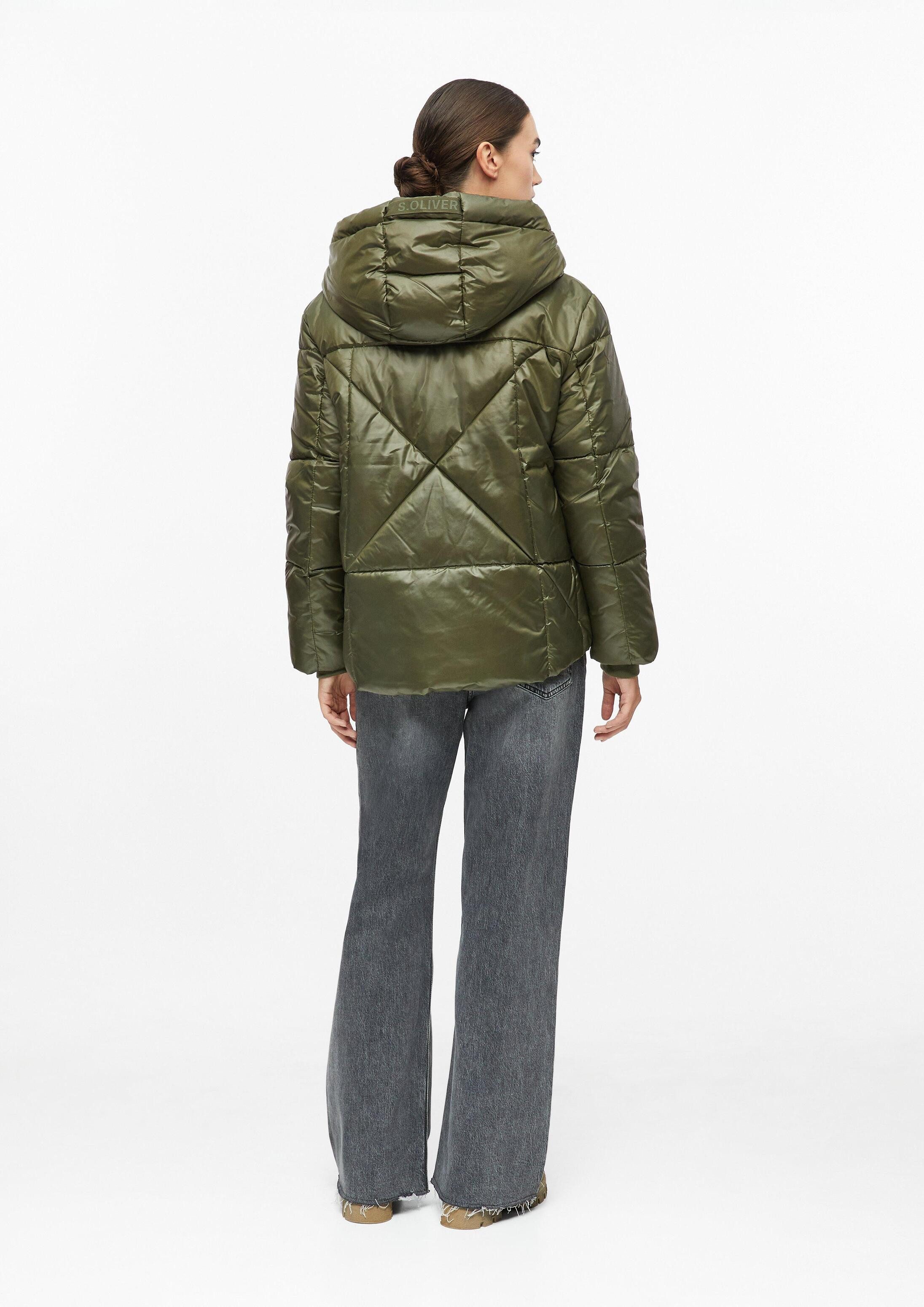 s.Oliver Winterjacke Outdoor-Jacke Pufferjacke in glänzender Optik – Bild 3 von 5
