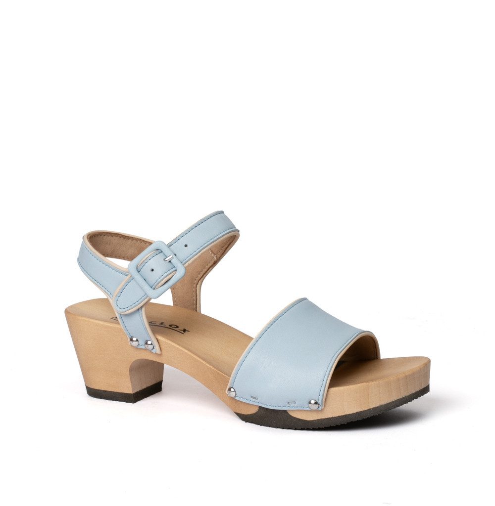 Softclox KYRA Nappa powder blue (hazelnut) Sandalette