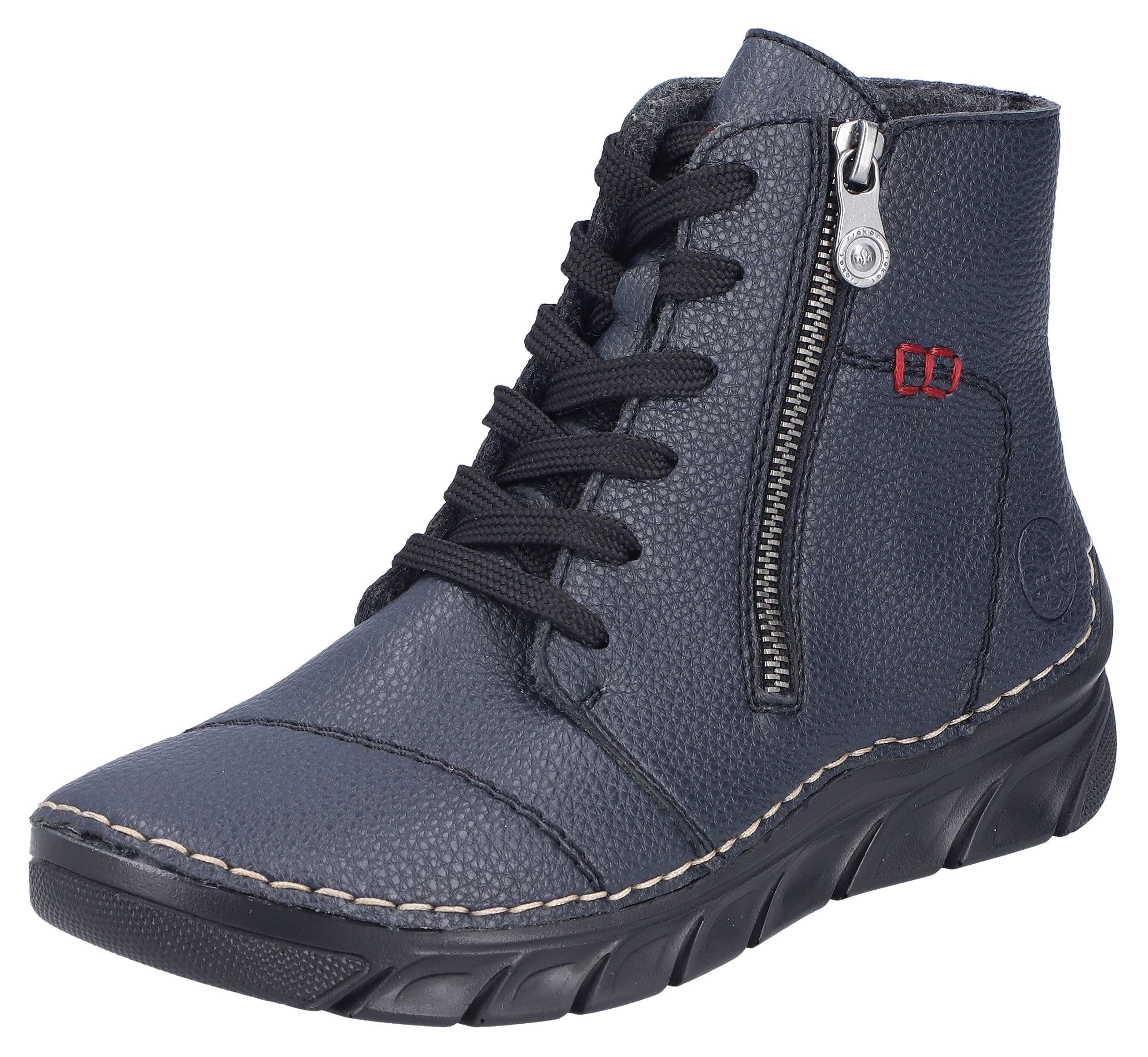 Rieker Schnürboots Schnürstiefelette, Casual-Boots mit weicher günstig online kaufen