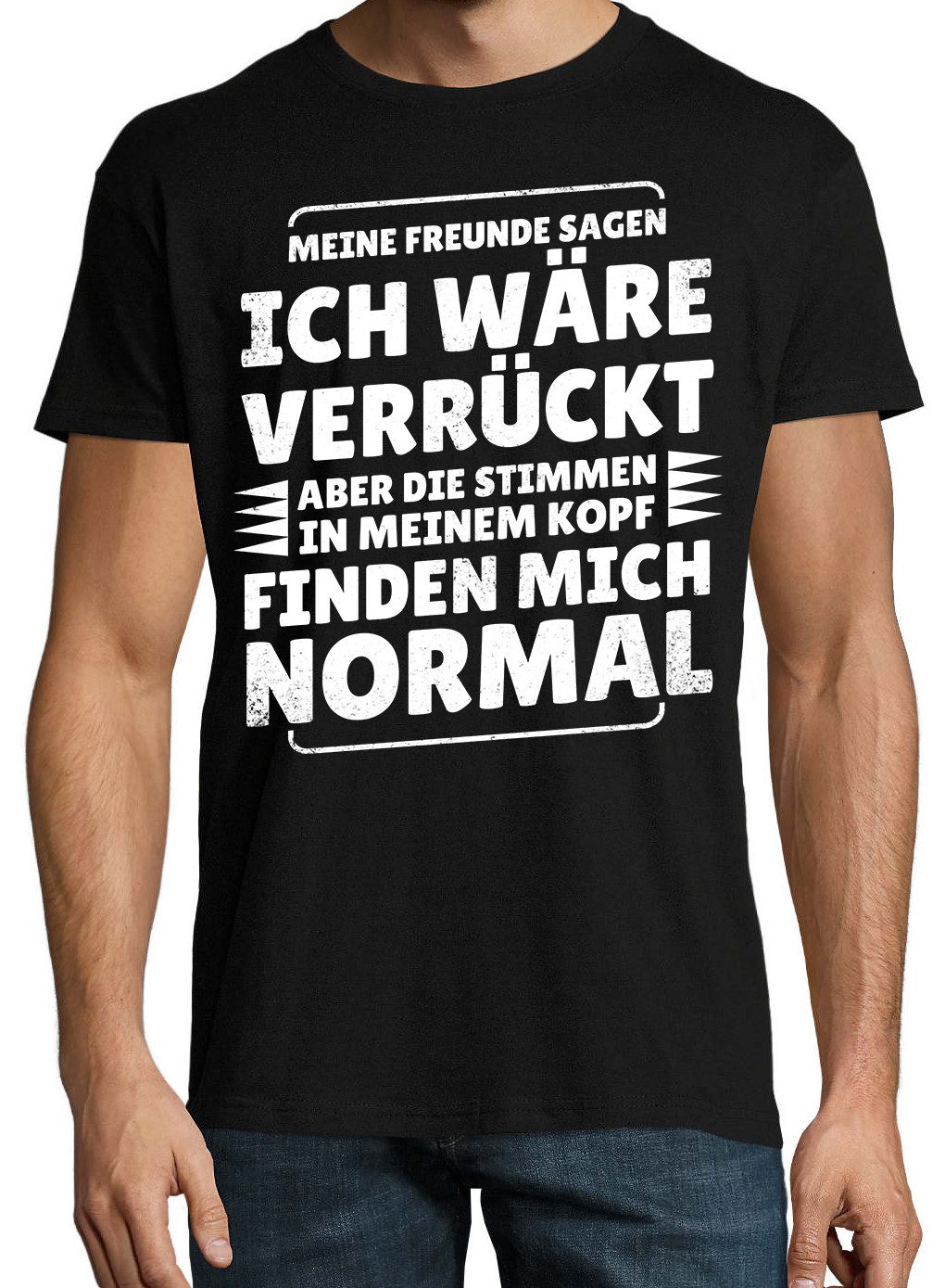 Youth Designz Print-Shirt Verrückt Normal Herren günstig online kaufen