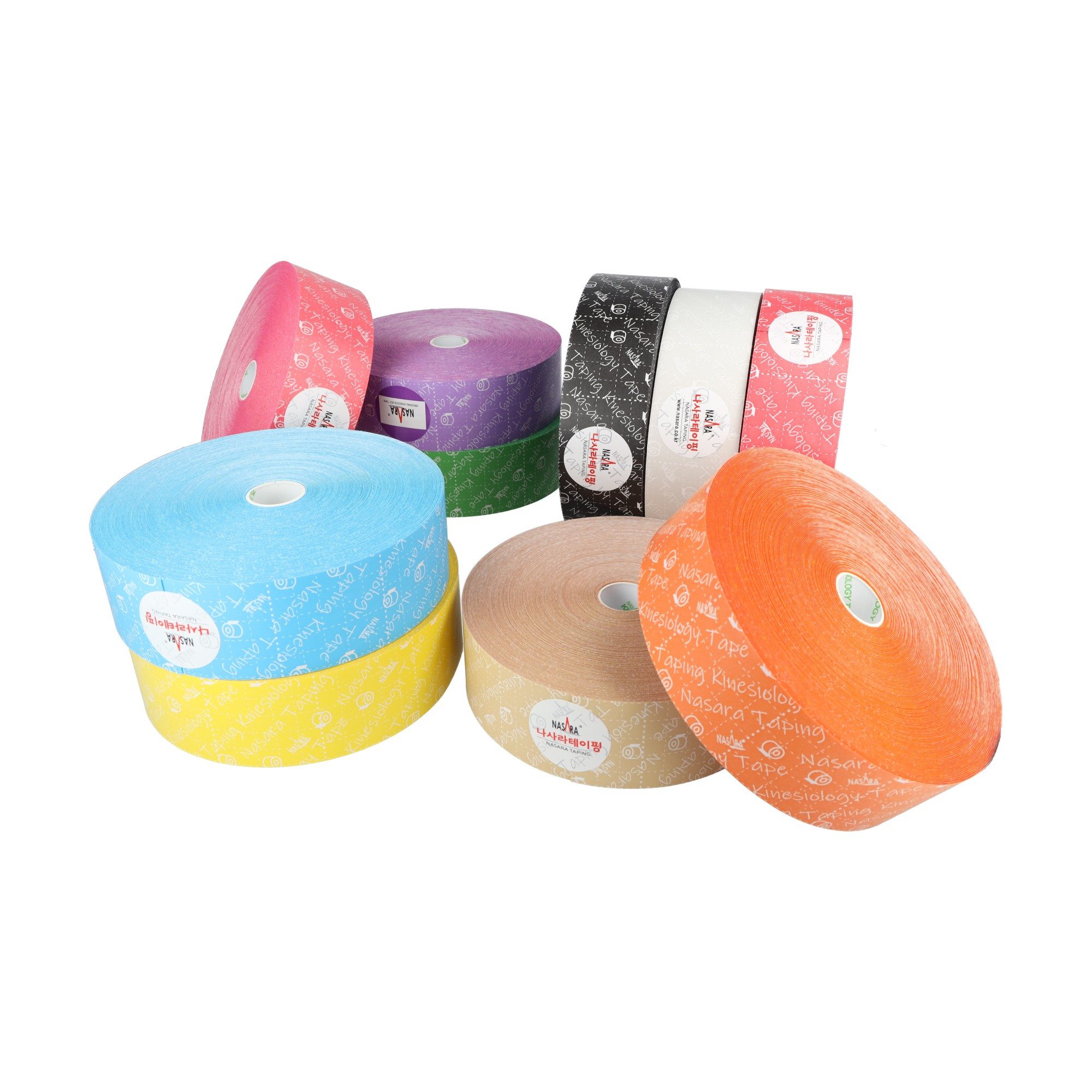 NASARA Kinesiologie-Tape 5cm x 32m in 10 Farben