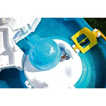 Aquaplay Wasserbahn Polar mit Eisberg, Stausee Rampe Spielfigur Farbwechsel-Funktion