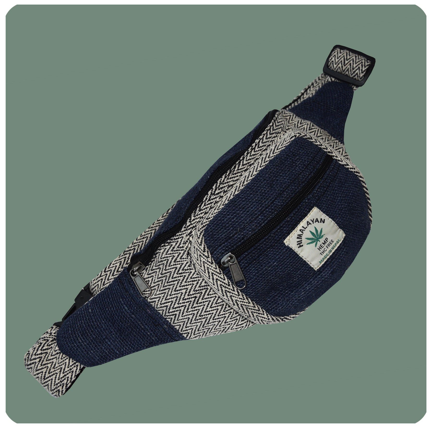 SIMANDRA Gürteltasche Bauchtasche Gürteltasche, Hüfttasche aus Hanf handgefertigt in Nepal