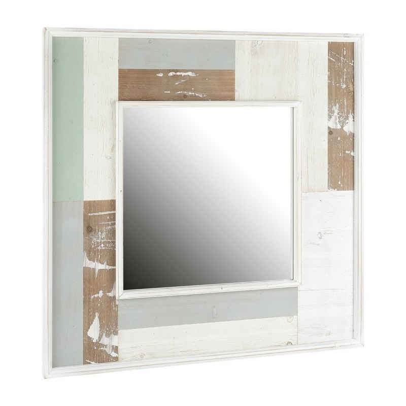 Melko Wandspiegel »Dekospiegel Wandspiegel Garderobenspiegel aus Holz in Weiß 80CM Shabby Chic Badspiegel« (Stück), Pflegeleichtes & langlebiges Material