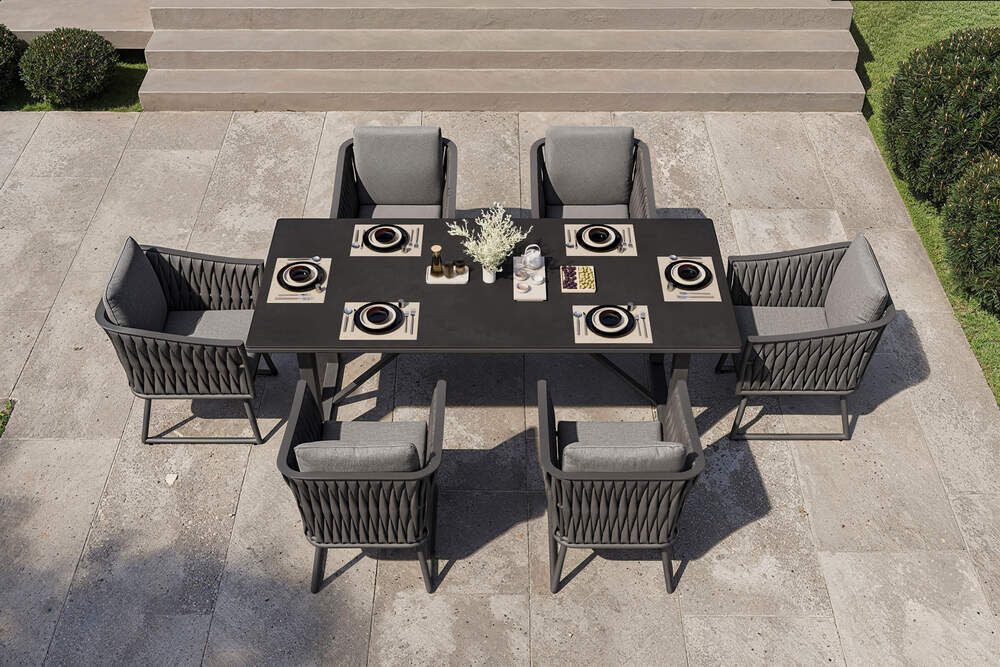 OUTFLEXX Garten-Essgruppe Oranger Blossom