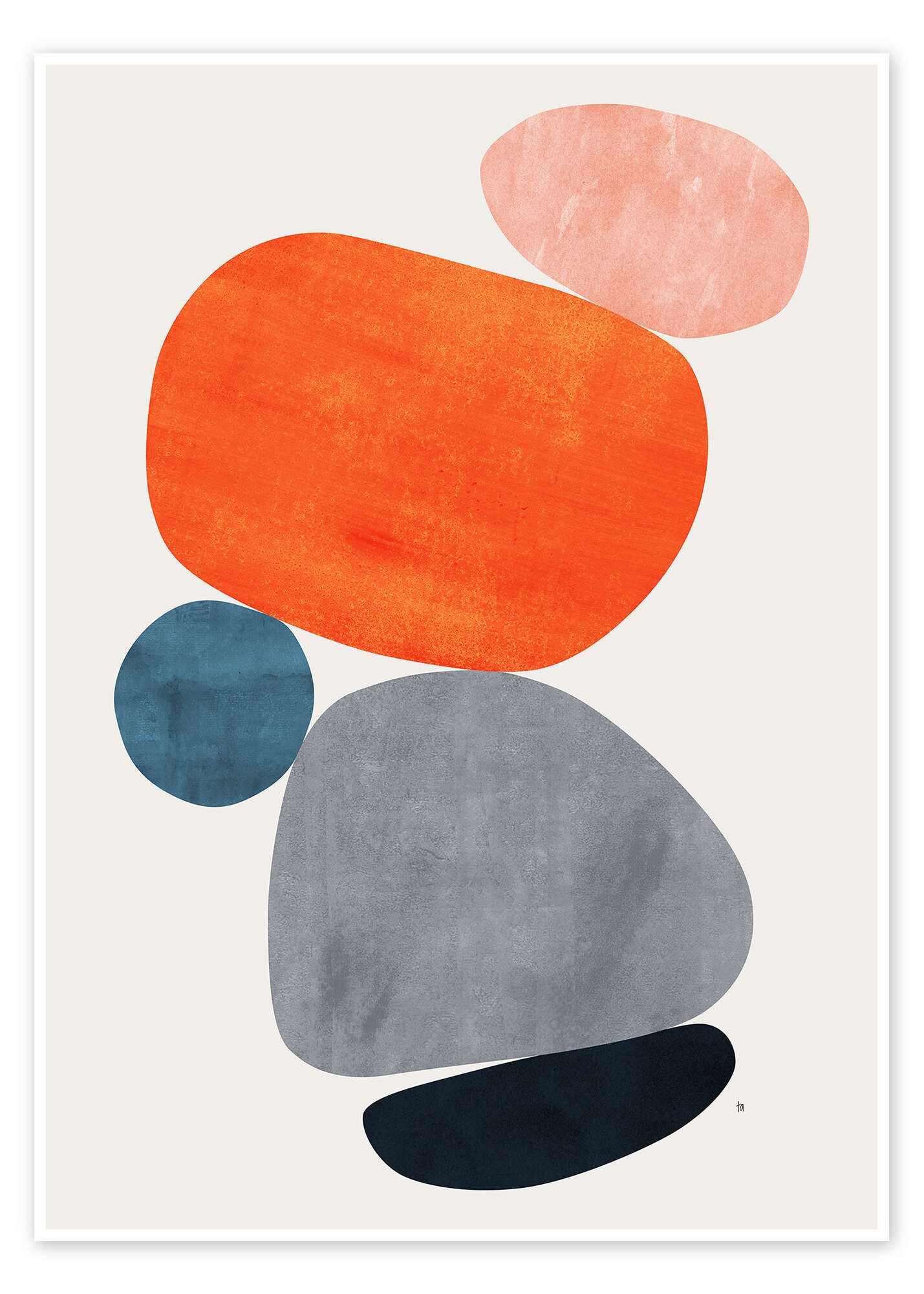 Posterlounge Wandbild Balance III, Tracie Andrews, erhältlich als Poster, Leinwandbild, Wandsticker oder Acrylglasbild