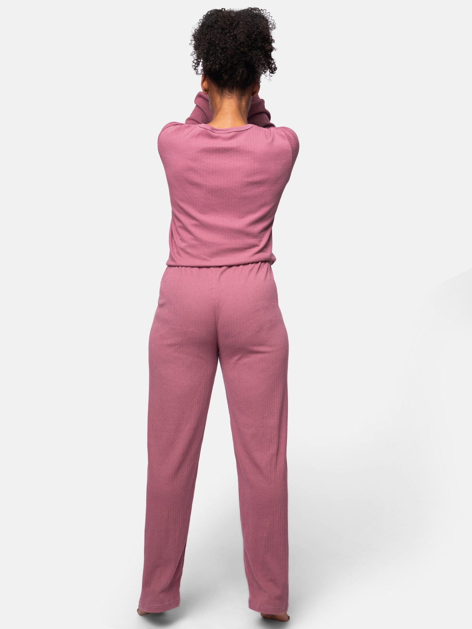 greenjama Pyjamahose aus Derby Rib, Biobaumwolle