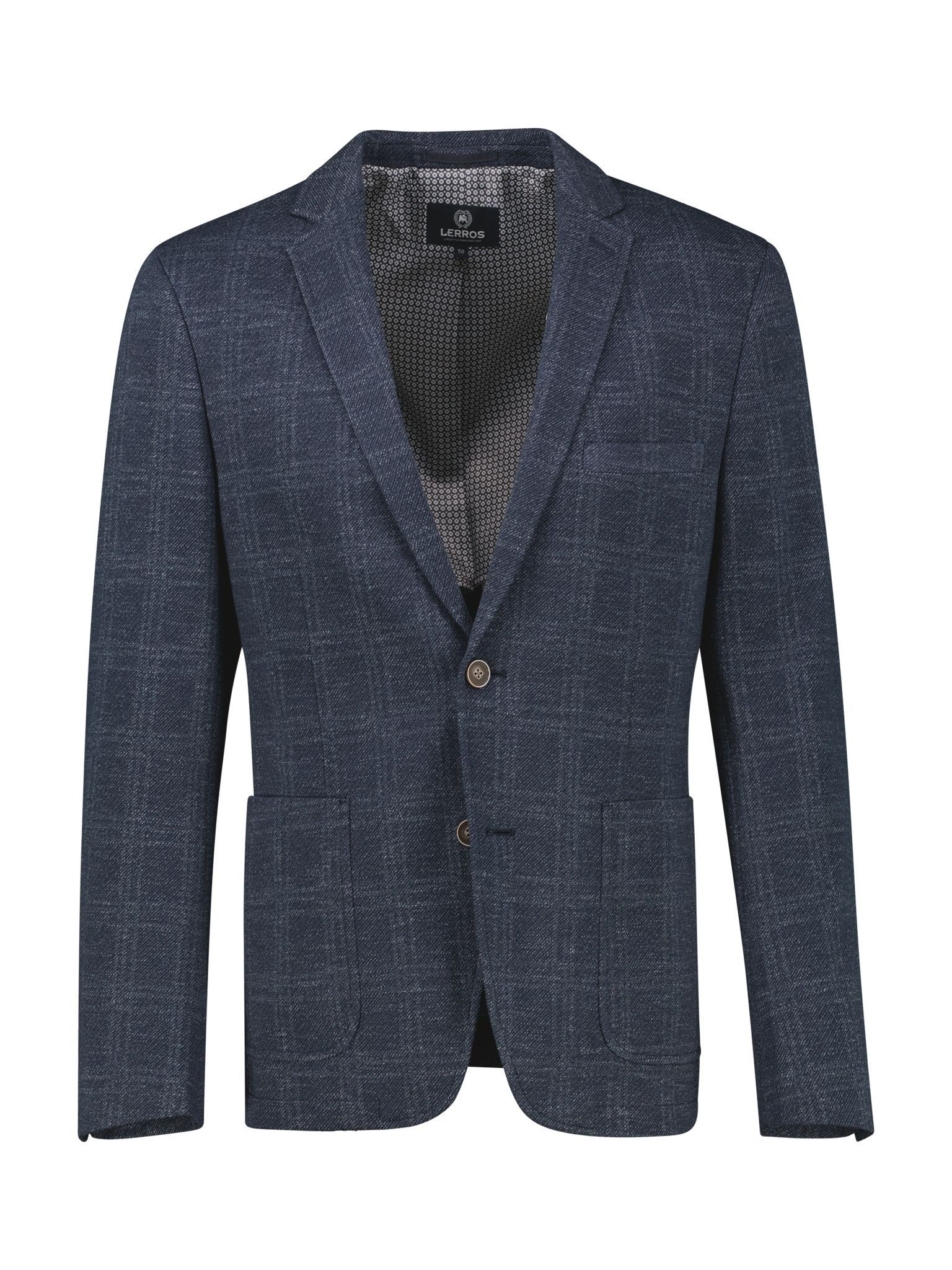 Jerseysakko Herren Jerseyblazer, kariert