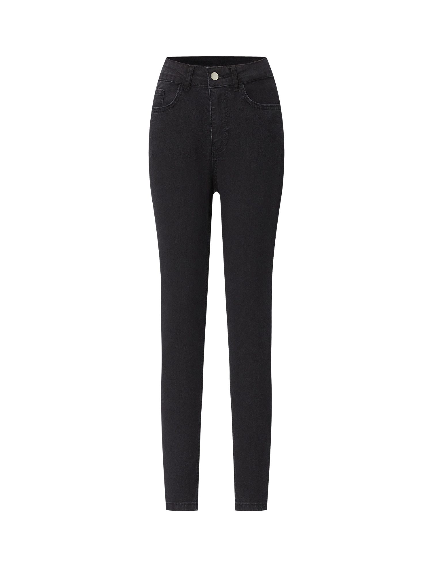 7/8-Jeans Damen High-Waist Ankle-Jeans Slim Fit Denim