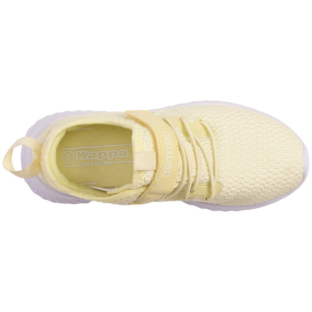 mit - und yellow-white leichter gestricktem Upper Phylonsohle extra Kappa Sneaker