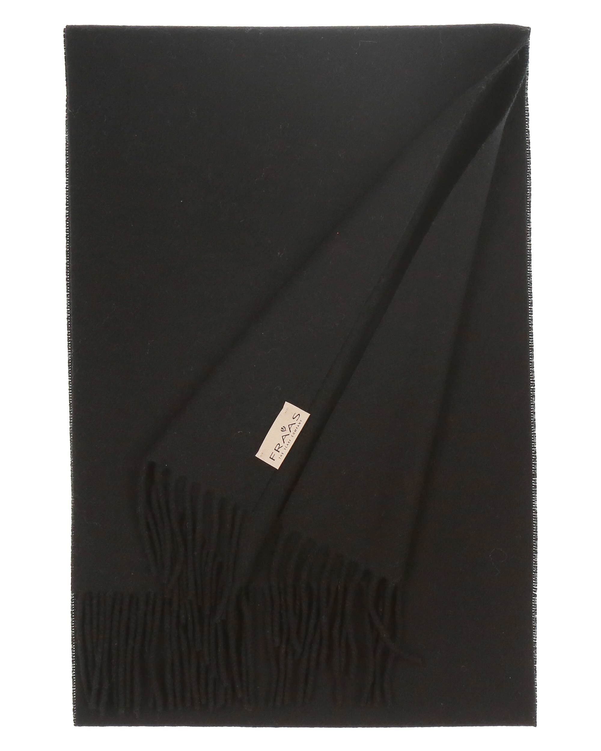 Schal, schwarz (1-St) Fraas Kaschmir Modeschal