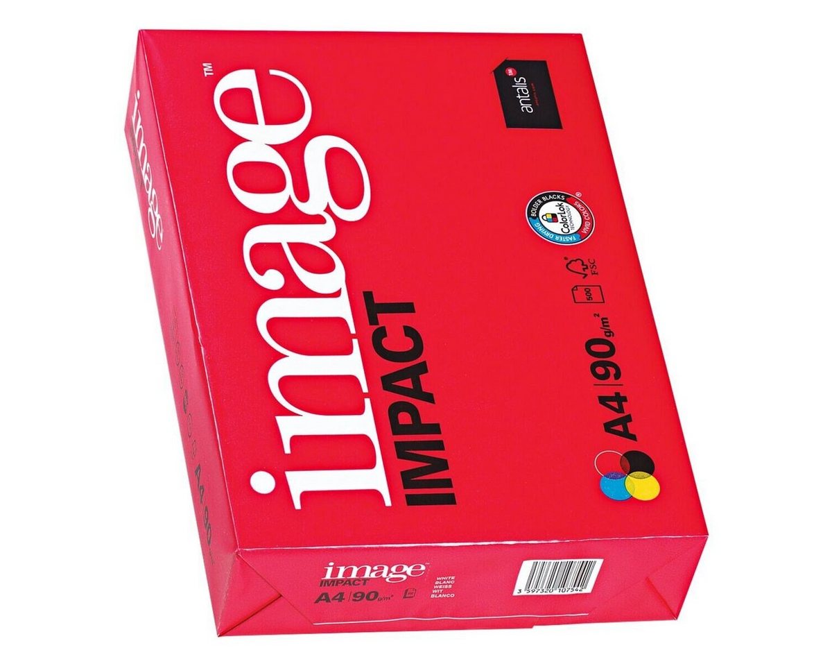 Thumbnail - ANTALIS Druckerpapier image IMPACT, DIN A4, 90 g/m², 168 CIE, 500 Blatt