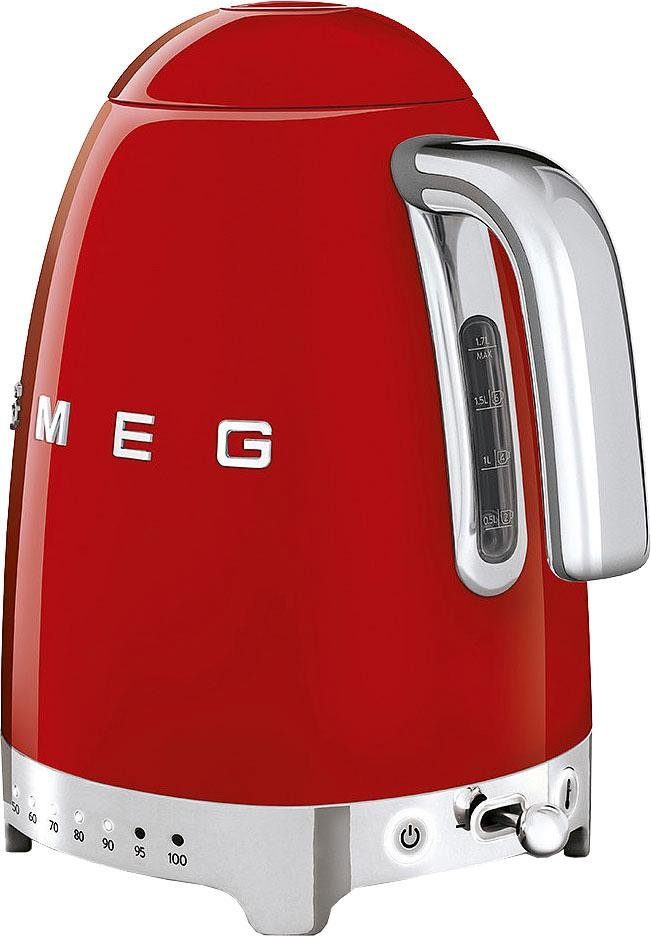 Smeg Wasserkocher KLF04RDEU, 1,7 l, 2400 W