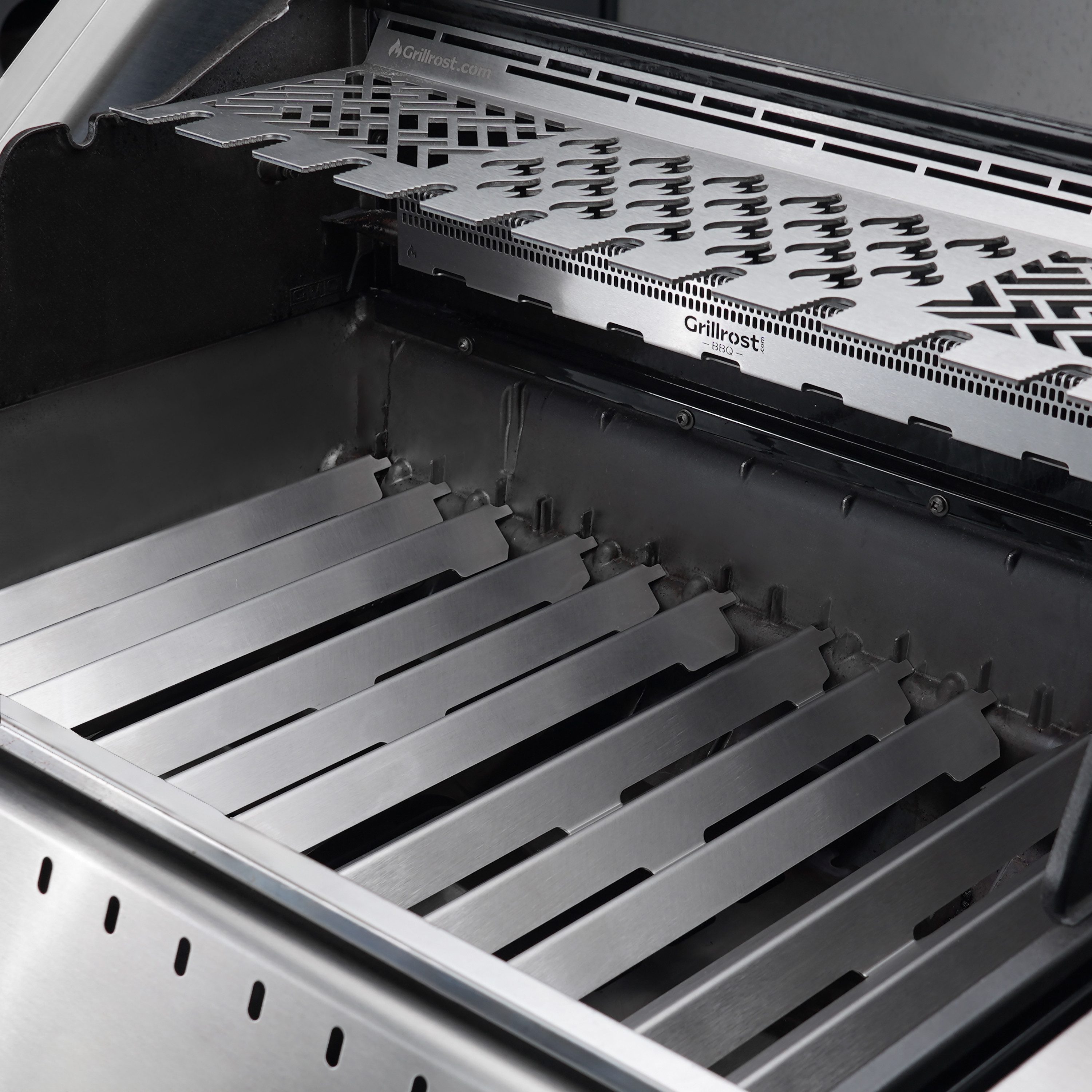 Grillrost.com BBQ Grillrost BBQ Broil King Baron Brennerabdeckungen, Made in Germany