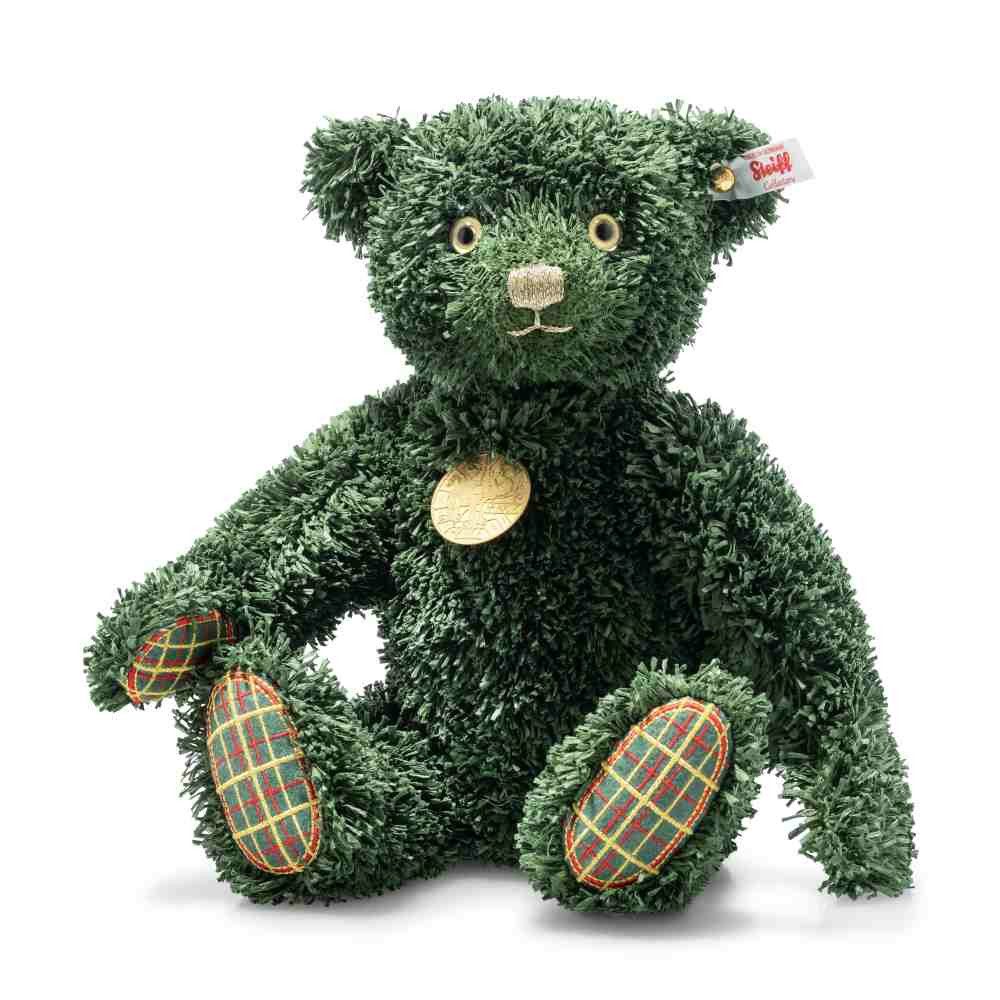 Steiff Collection Dekofigur Steiff Collectors Green Christmas Teddybär Teddies for tomorrow limiti, Sammlerfigur